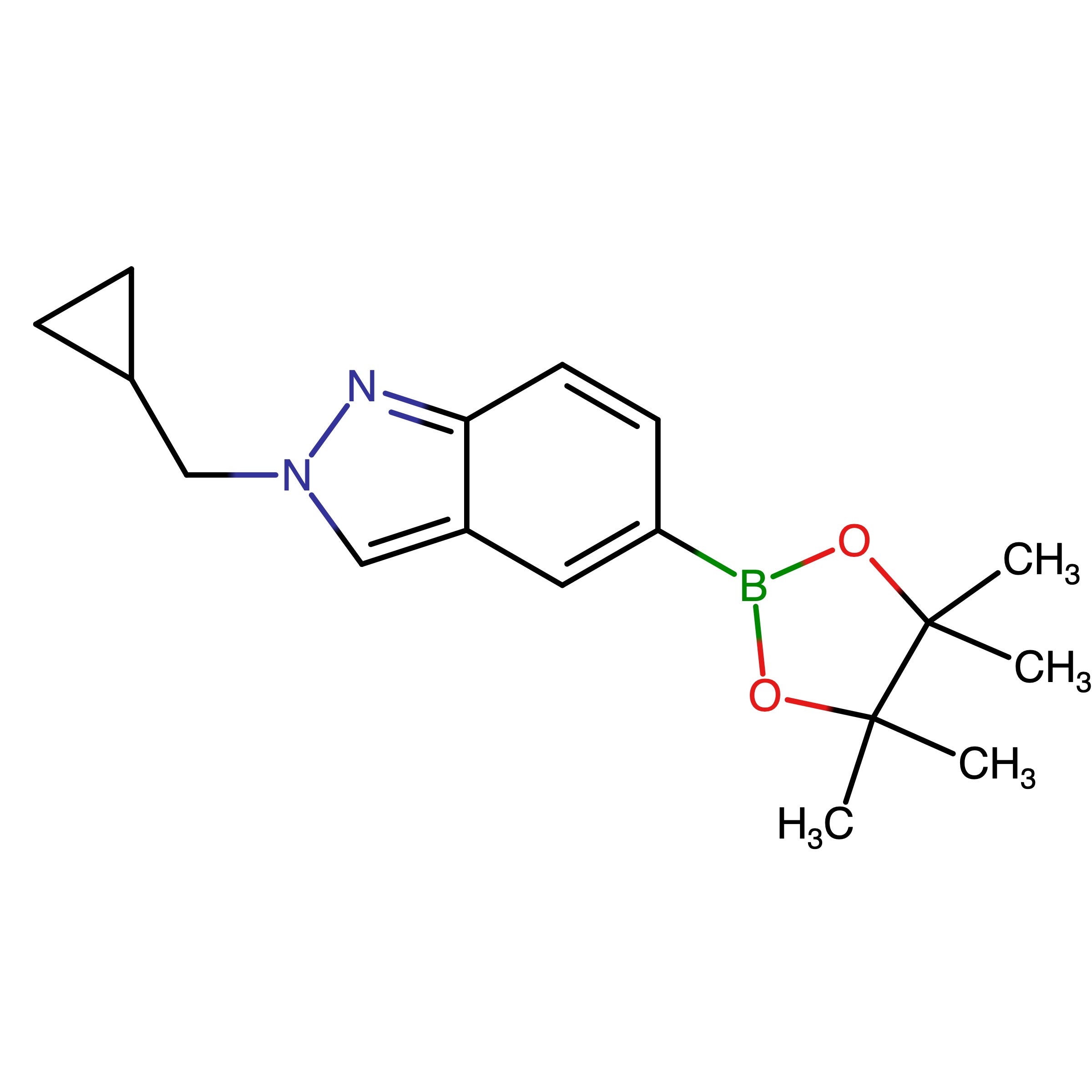 CAS RN 1902975-91-0 | 2-(Cyclopropylmethyl)-5-(4,4,5,5-tetramethyl-1,3,2-dioxaborolan-2-yl)-2H-indazole