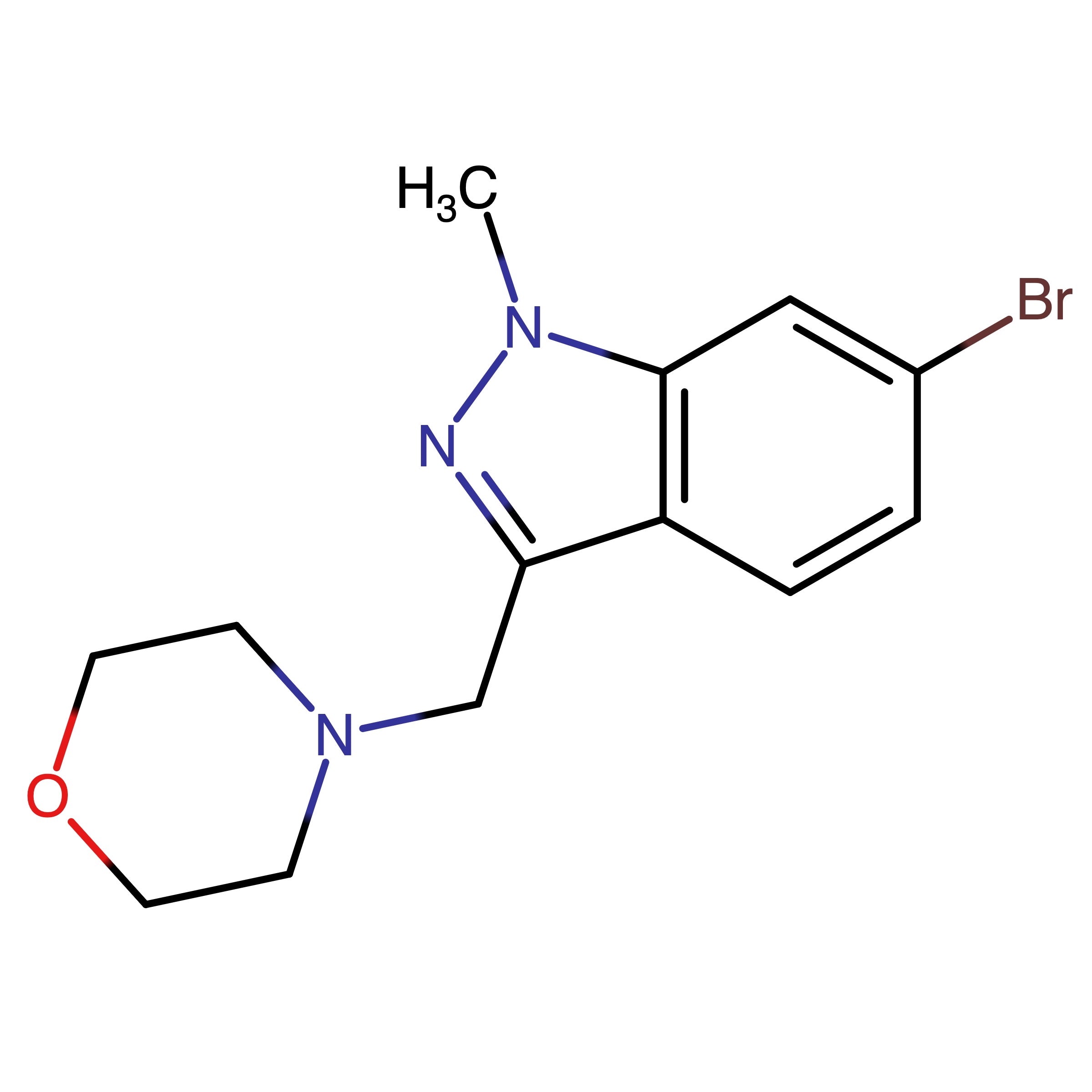 CAS RN 1902976-35-5 | 4-[(6-Bromo-1-methylindazol-3-yl)methyl]morpholine