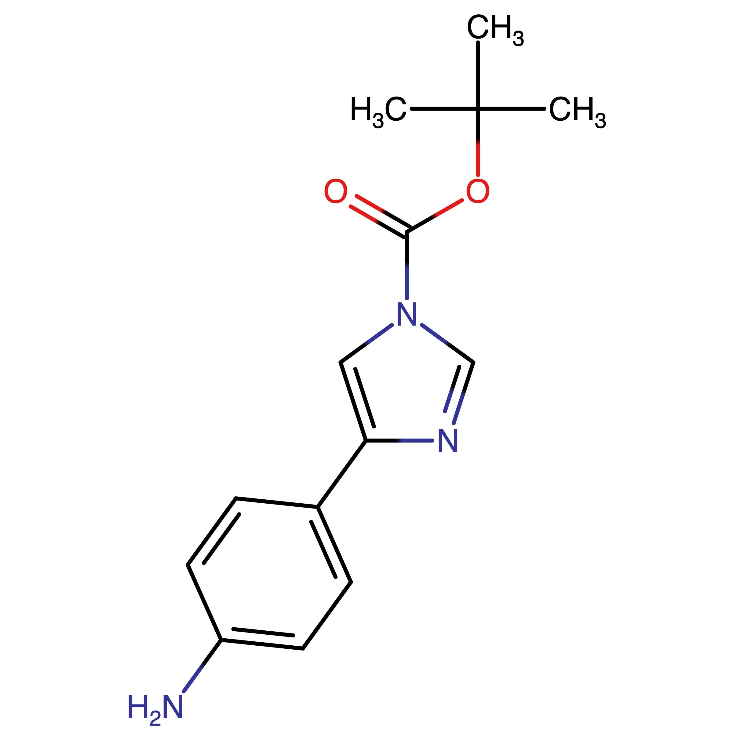 CAS RN 1902976-48-0 | tert-Butyl 4-(4-aminophenyl)-1H-imidazole-1-carboxylate