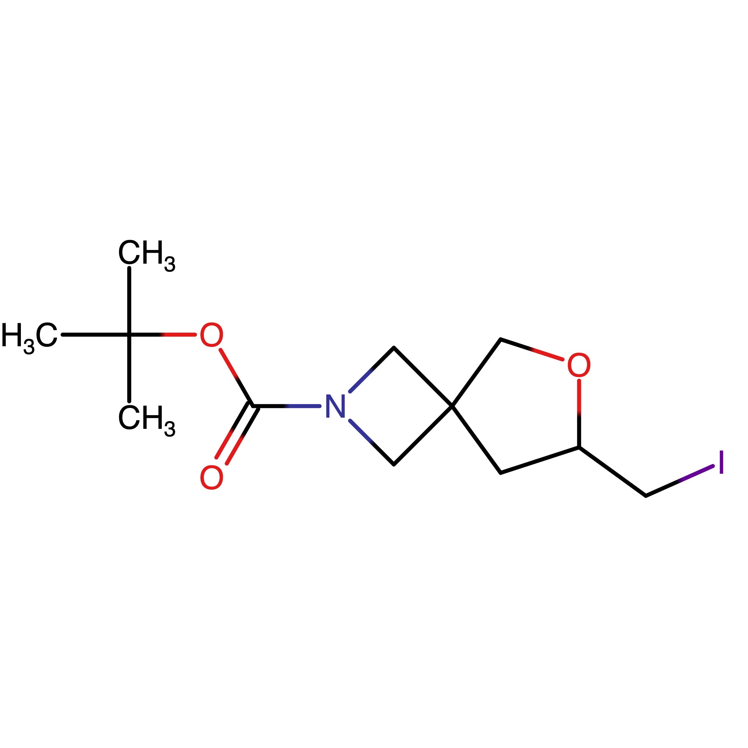 CAS RN 1909309-47-2 | tert-Butyl 7-(iodomethyl)-6-oxa-2-azaspiro[3.4]octane-2-carboxylate | MFCD29907390
