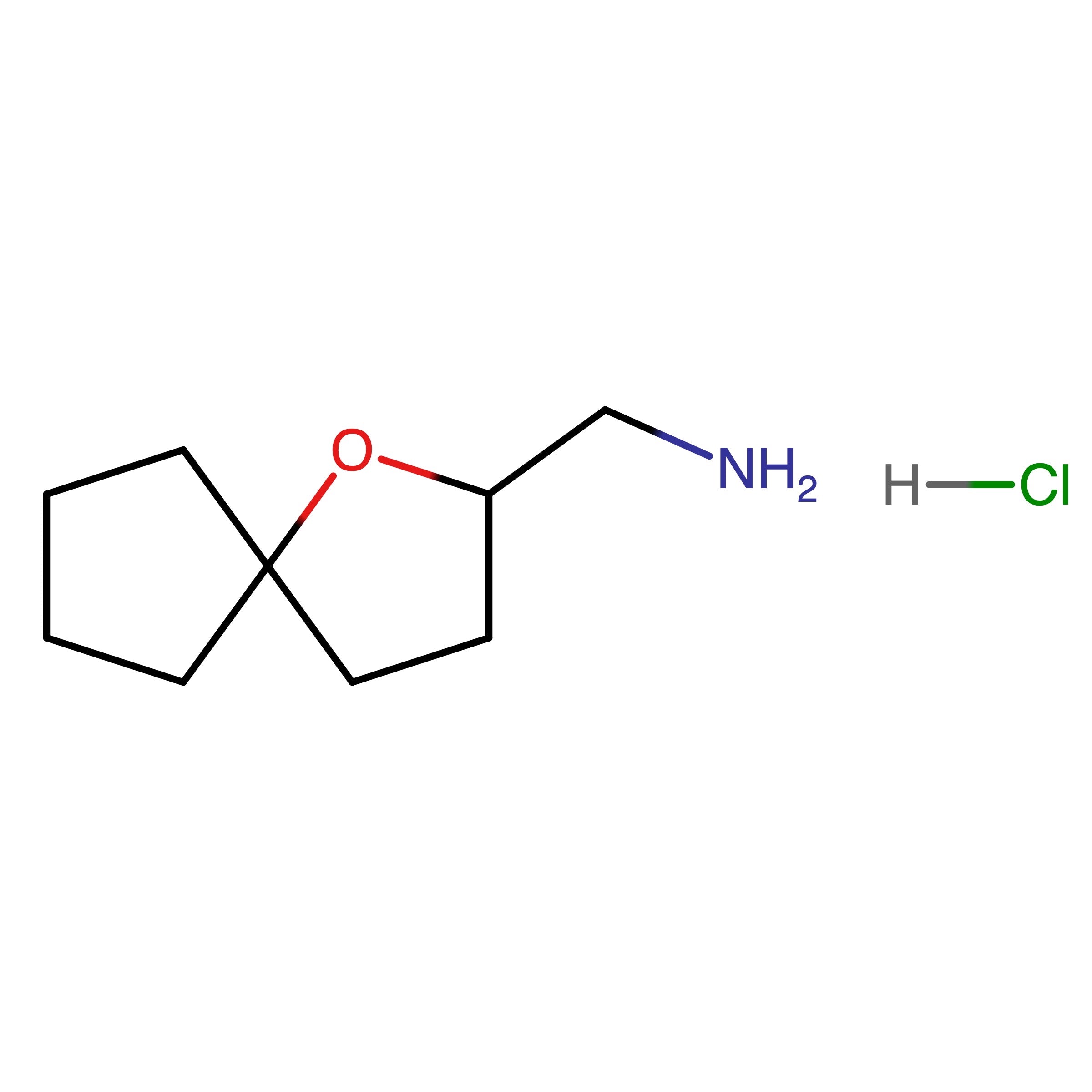 CAS RN 1909309-48-3 | {1-Oxaspiro[4.4]nonan-2-yl}methanamine hydrochloride | MFCD29907400