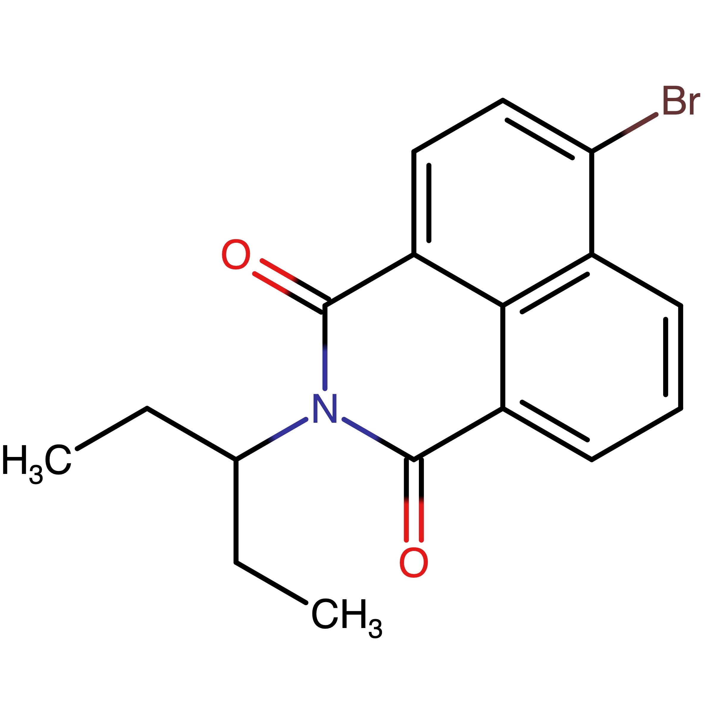 CAS RN 1914980-59-8 | 4-Bromo-N-((1-ethyl)propyl)naphthalimide