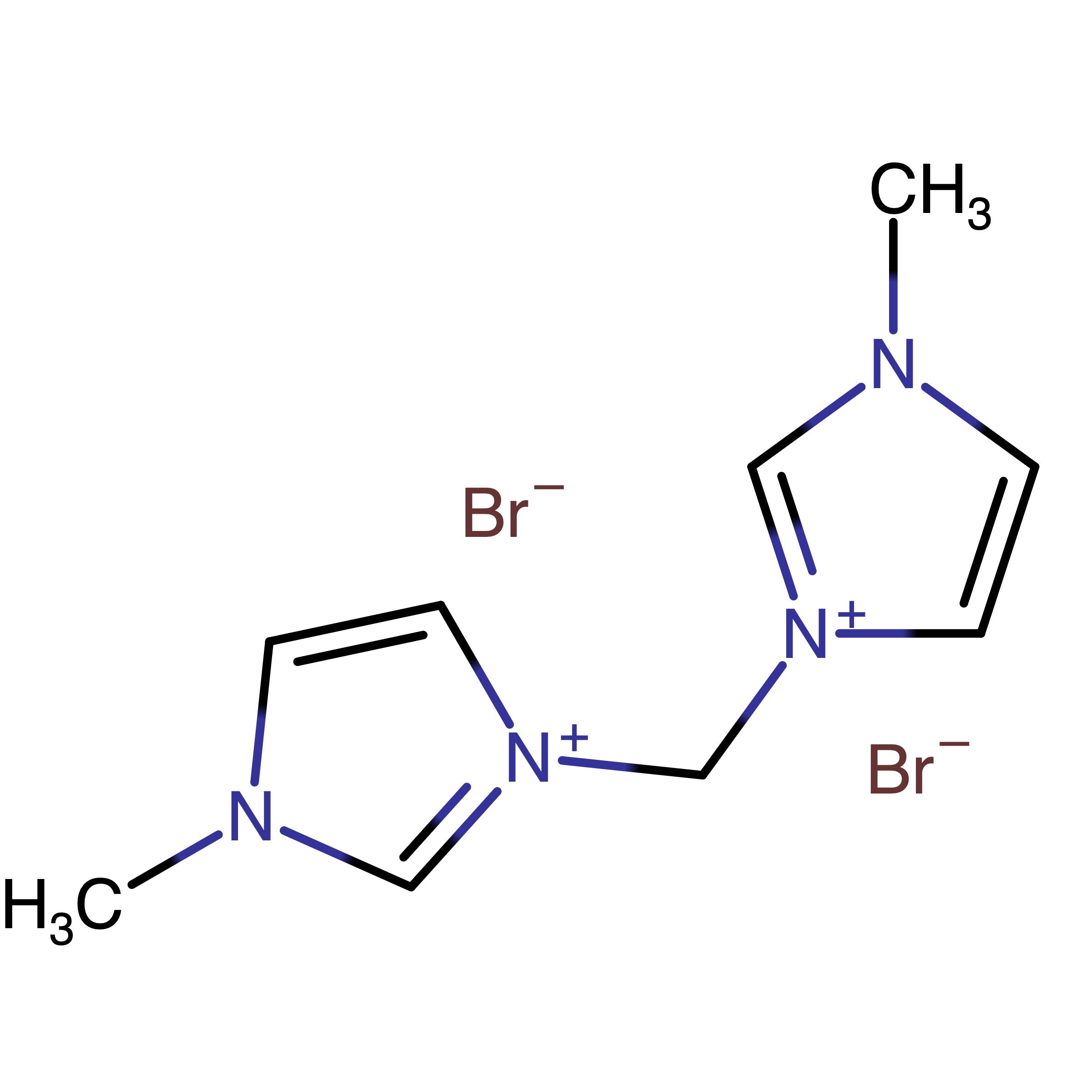 CAS RN 191723-60-1 | 3,3'-Methylenebis(1-methyl-1H-imidazol-3-ium) bromide