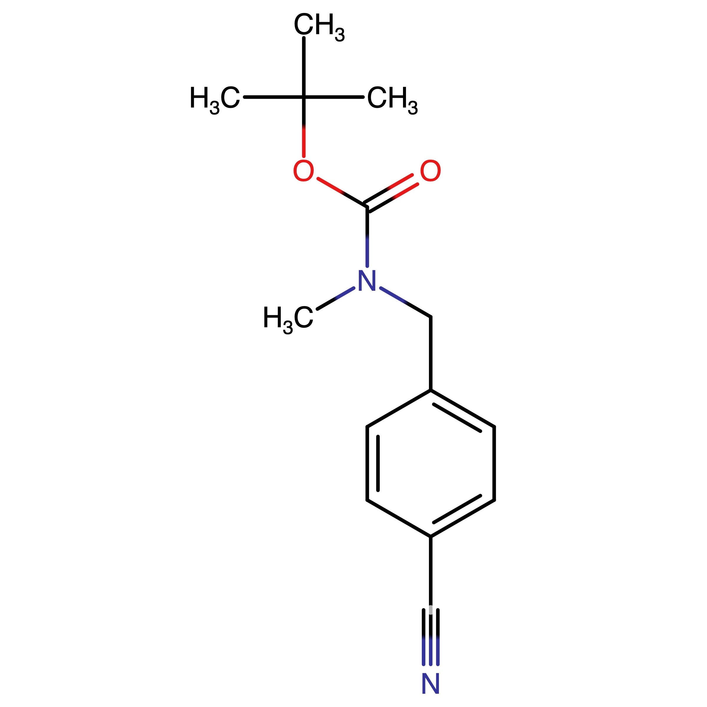 CAS RN 191871-90-6 | Name: 4-{N-(tert-Butoxycarbonyl)-methylaminomethyl]benzonitrile | MDL: MFCD21106087