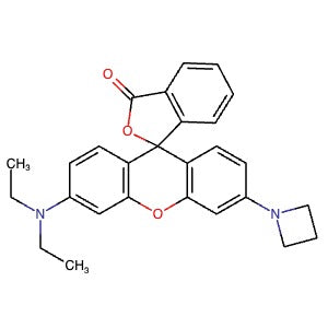 1924645-49-7 | 3'-(Azetidin-1-yl)-6'-(diethylamino)-3H-spiro[isobenzofuran-1,9'-xanthen]-3-one - Hoffman Fine Chemicals