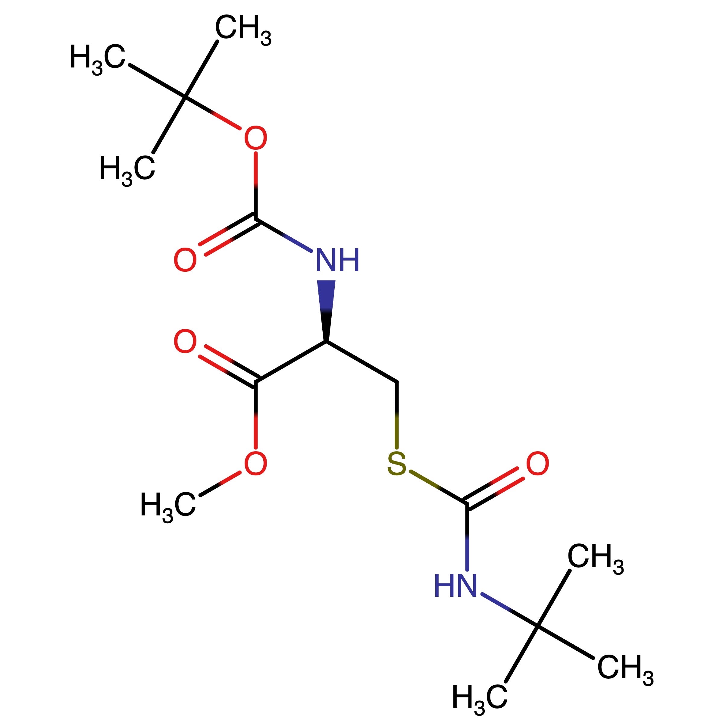 CAS RN 1933518-01-4 | Methyl N-(tert-butoxycarbonyl)-S-(tert-butylcarbamoyl)-L-cysteinate