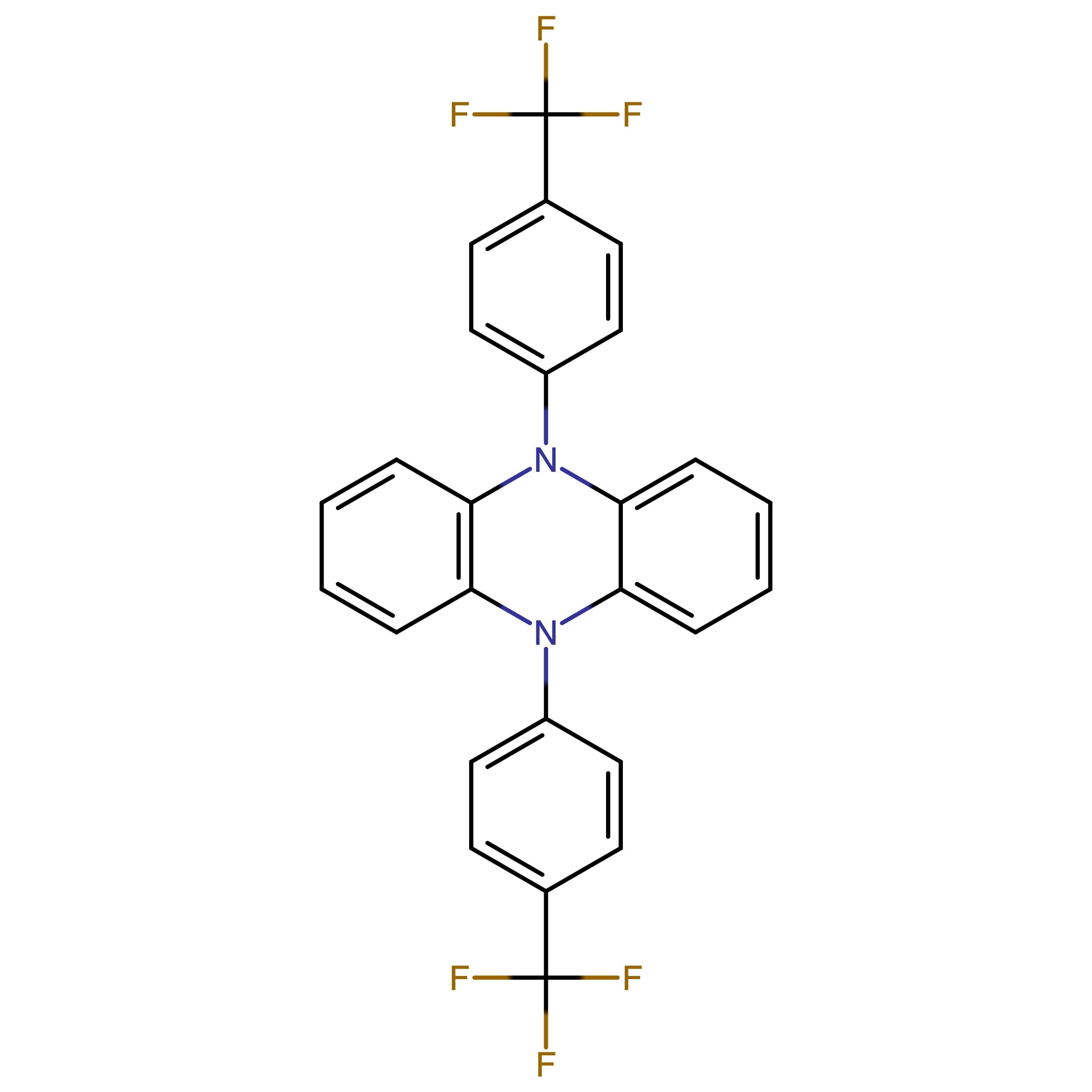 CAS RN 1934269-96-1 | Name: 5,10-Bis(4-(trifluoromethyl)phenyl)-5,10-dihydrophenazine