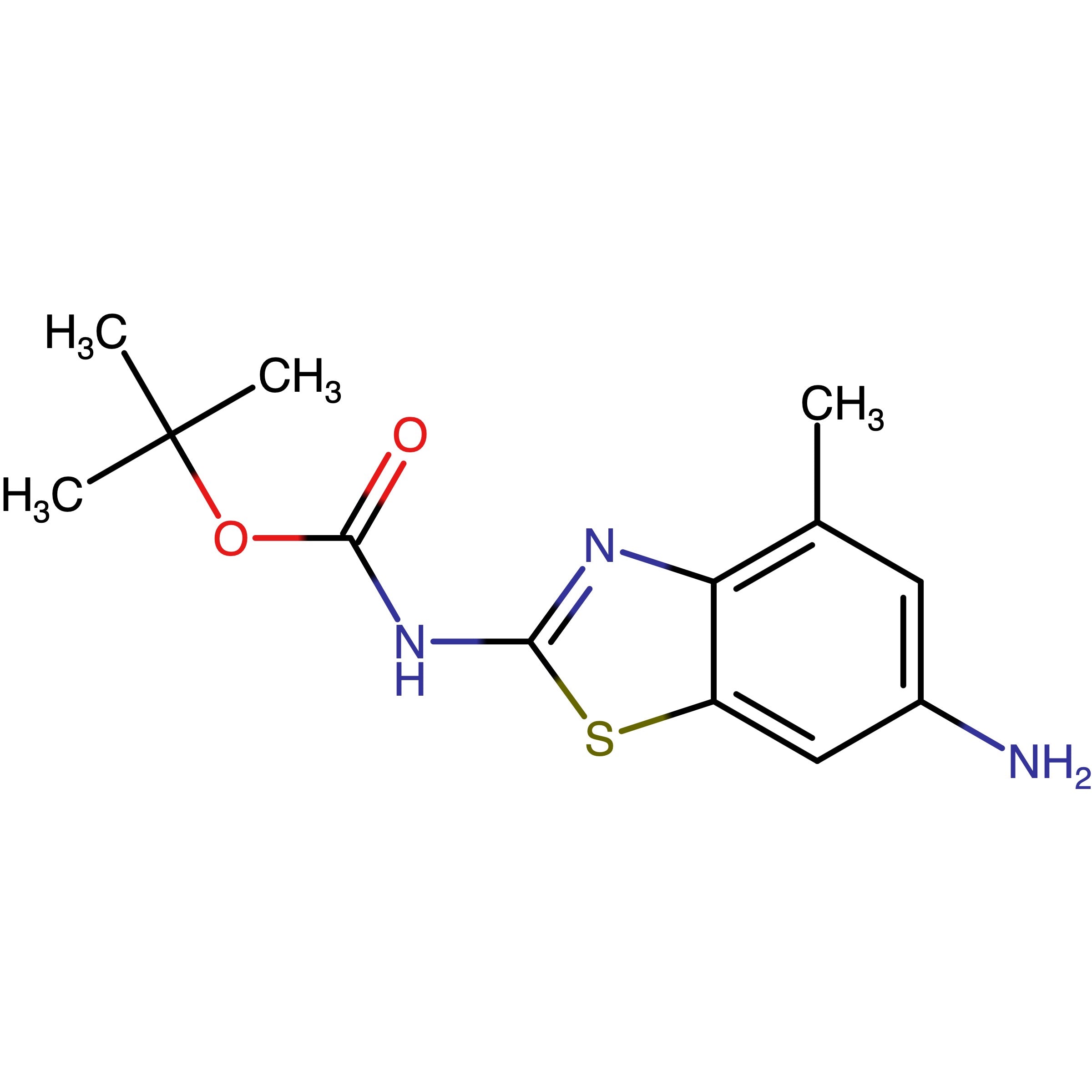 CAS RN 1936476-82-2 | Name: tert-Butyl (6-amino-4-methylbenzo[d]thiazol-2-yl)carbamate