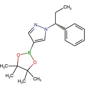 1940180-86-8 | (R)-1-(1-Phenylpropyl)-4-(4,4,5,5-tetramethyl-1,3,2-dioxaborolan-2-yl)-1H-pyrazole - Hoffman Fine Chemicals