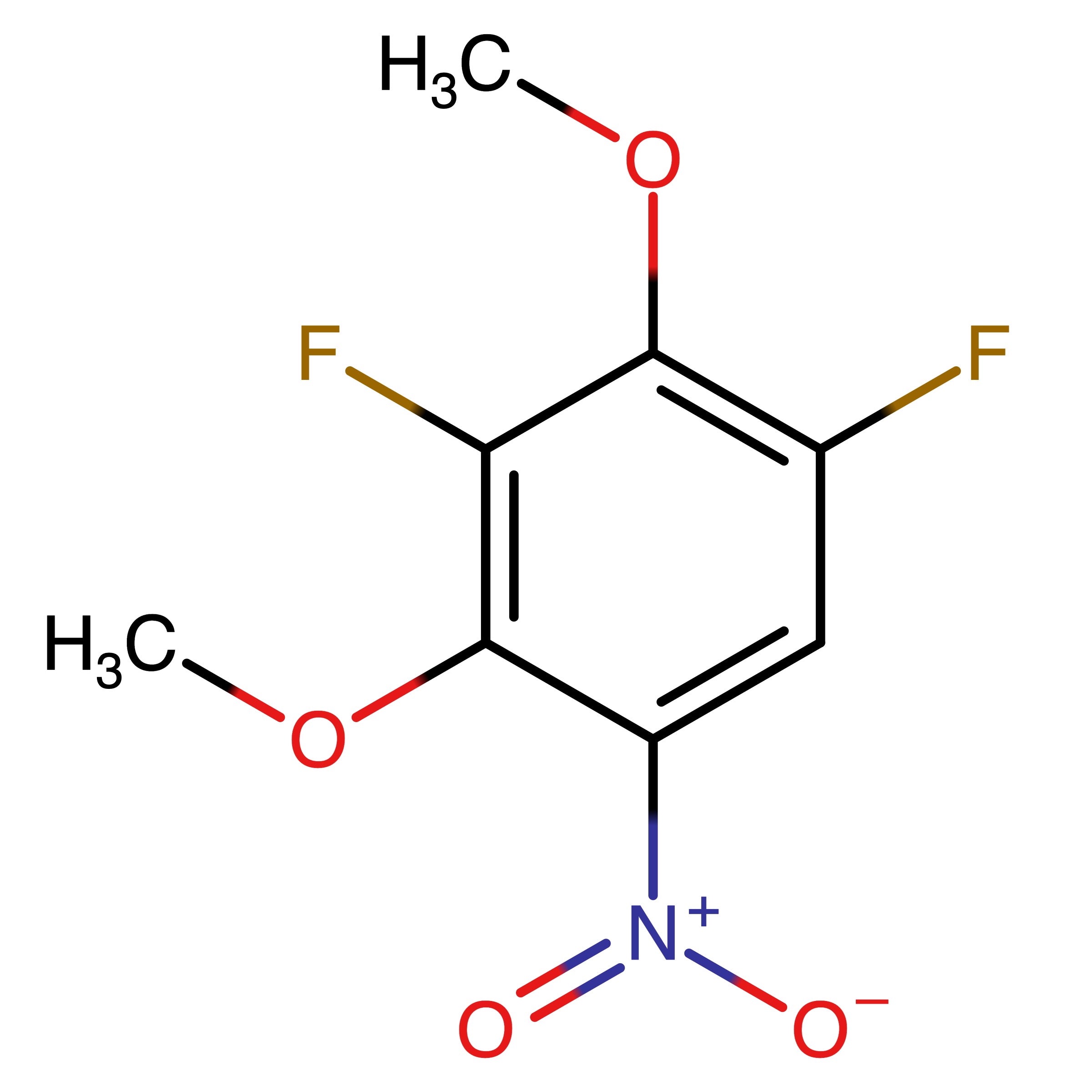 CAS RN 195136-63-1 | 1,3-Difluoro-2,4-dimethoxy-5-nitrobenzene | MFCD12547866