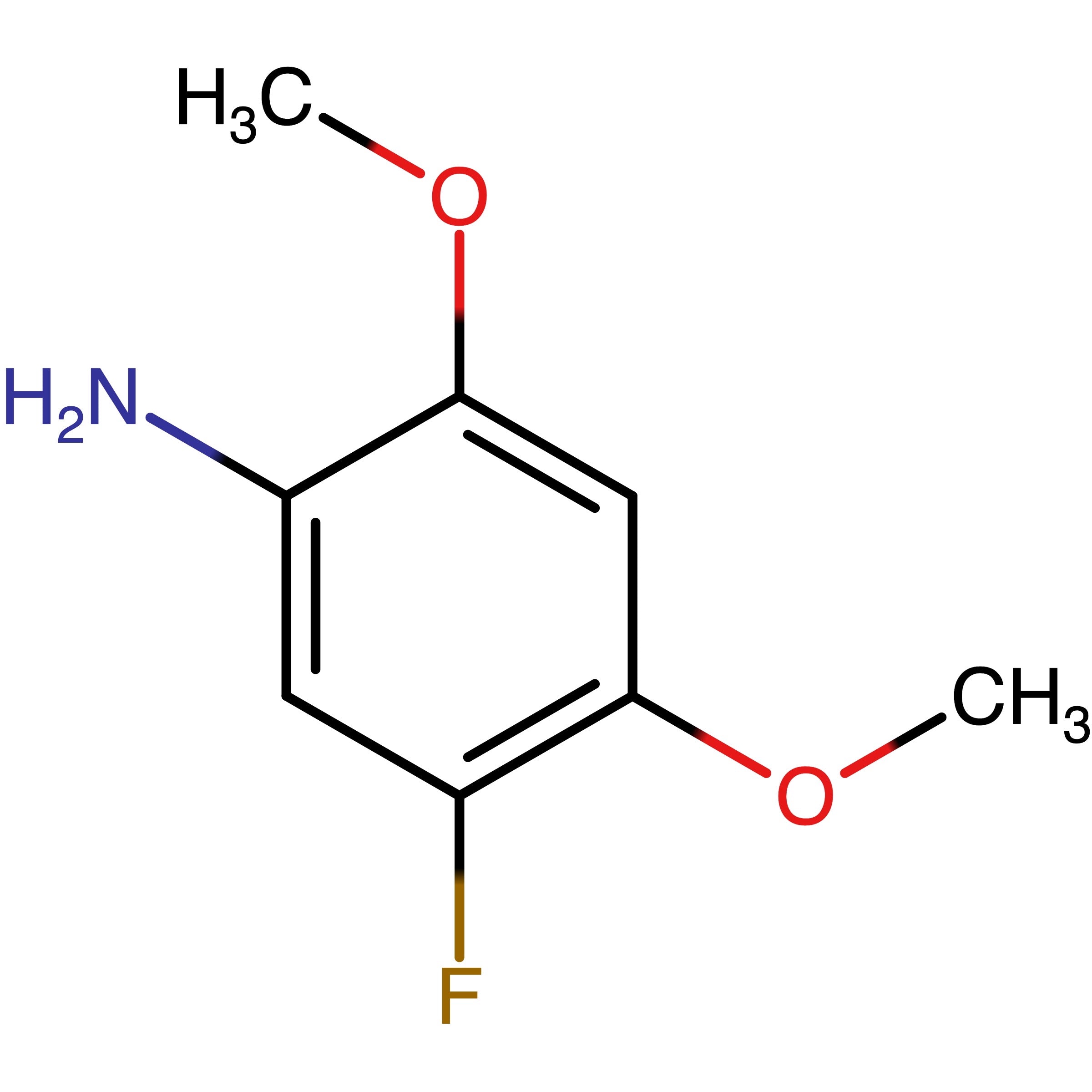 CAS RN 195136-65-3 | 1-Amino-2,4-dimethoxy-5-fluorobenzene | MFCD12547861