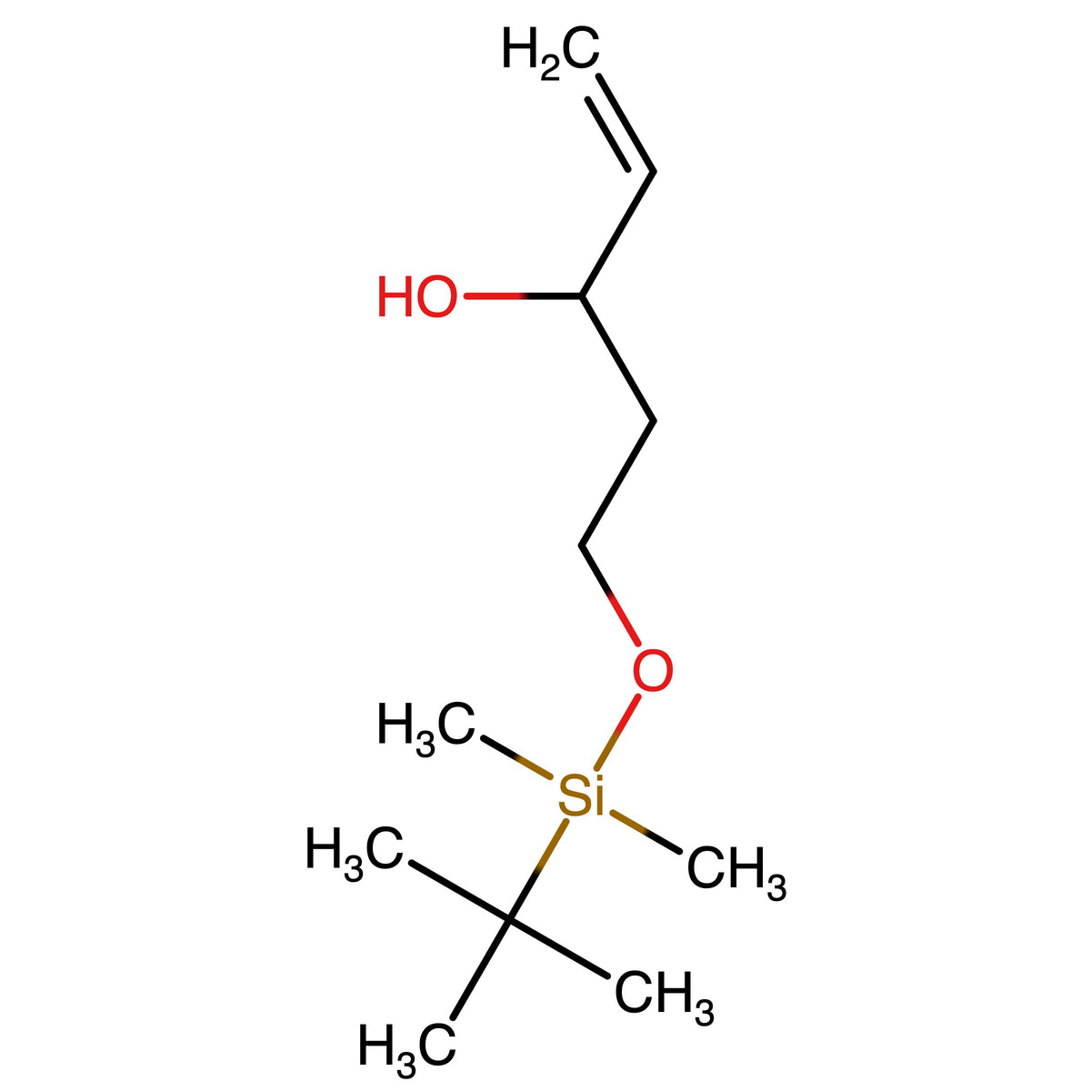CAS RN 195534-68-0 | 5-[tert-Butyl(dimethyl)silyl]oxypent-1-en-3-ol