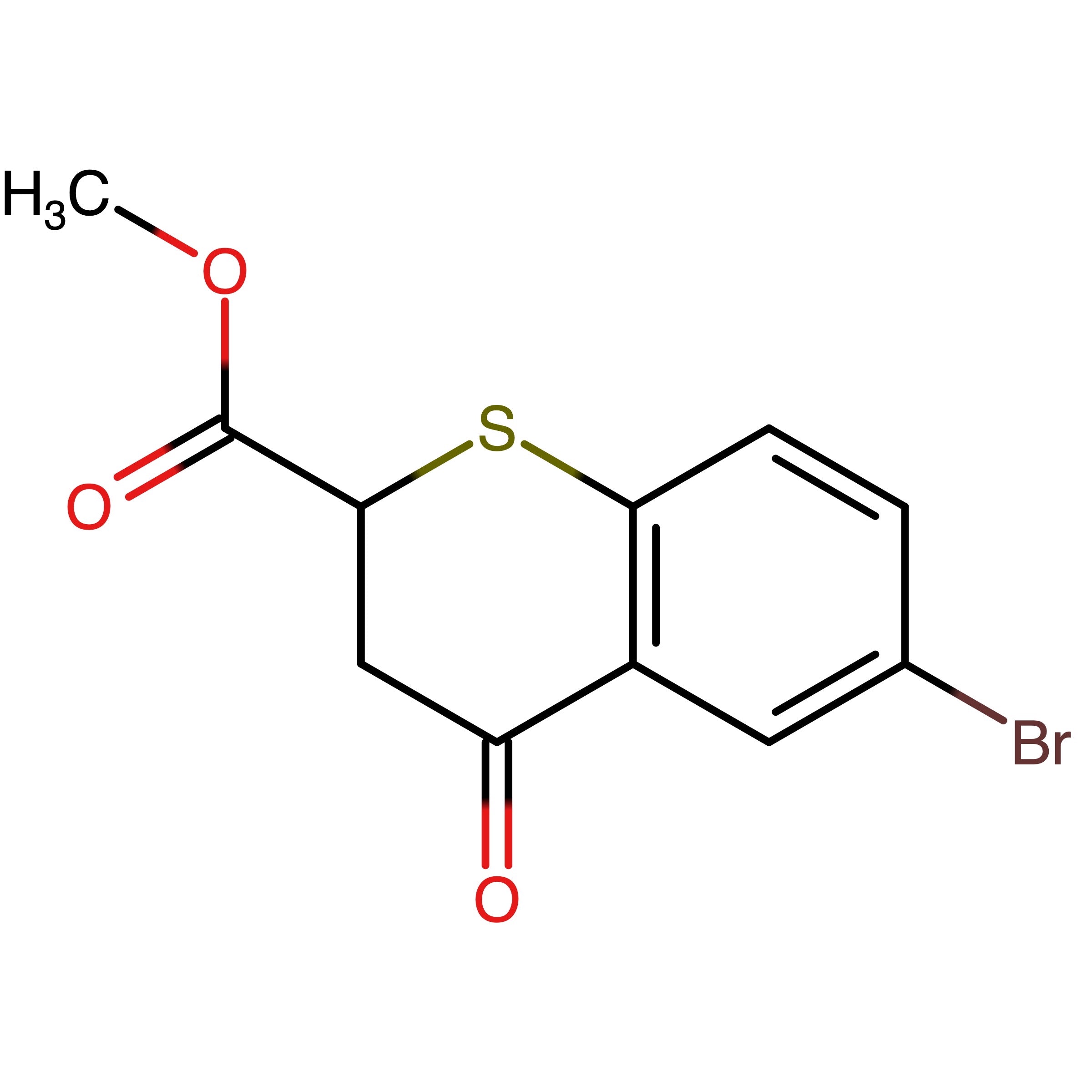 CAS RN 1958099-20-1 | 6-Bromo-4-oxo-thiochroman-2-carboxylic acid methyl ester