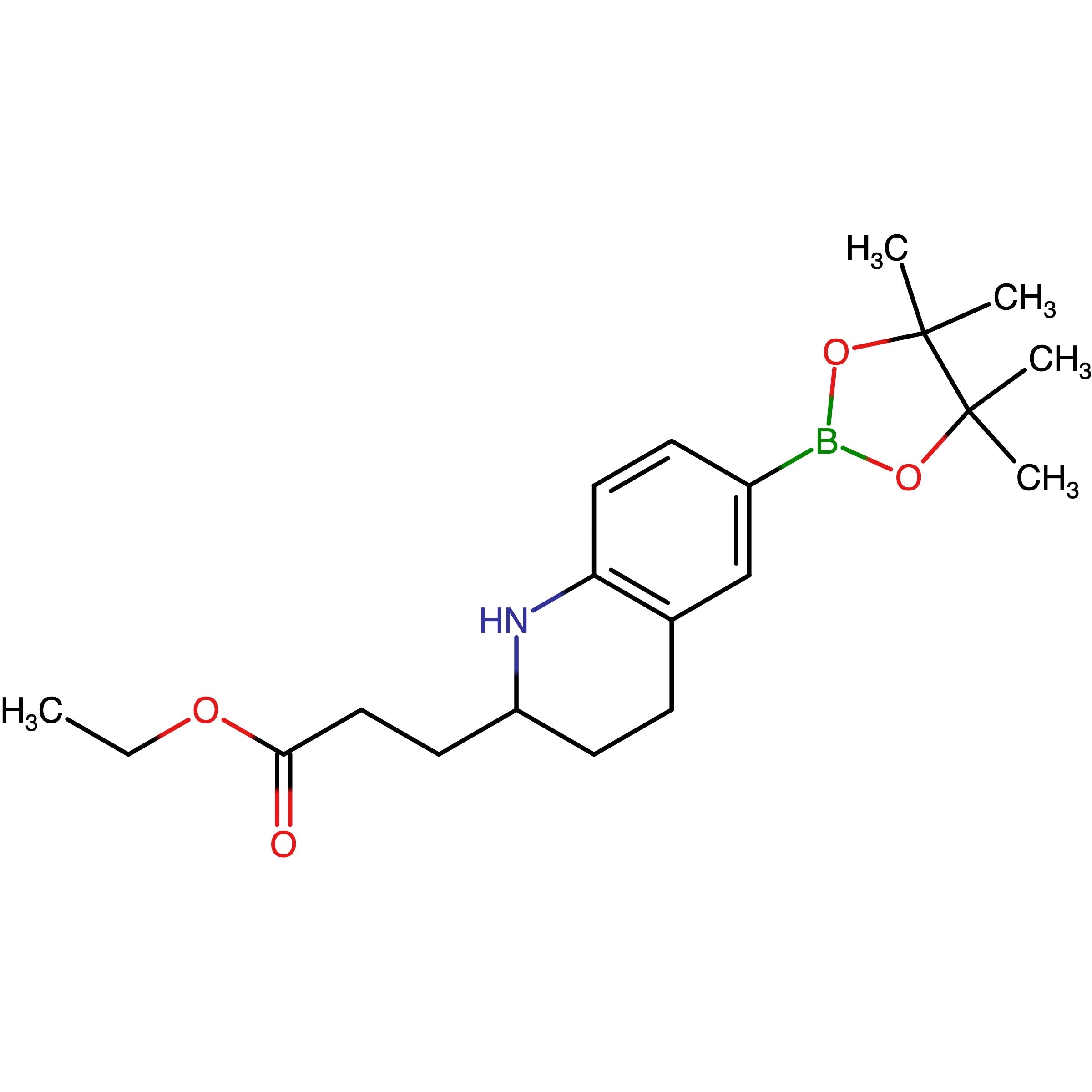 CAS RN 1958099-27-8 | 3-[6-(4,4,5,5-Tetramethyl[1,3,2]dioxaborolan-2-yl)-1,2,3,4-tetrahydroquinolin-2-yl]propionic acid ethyl ester