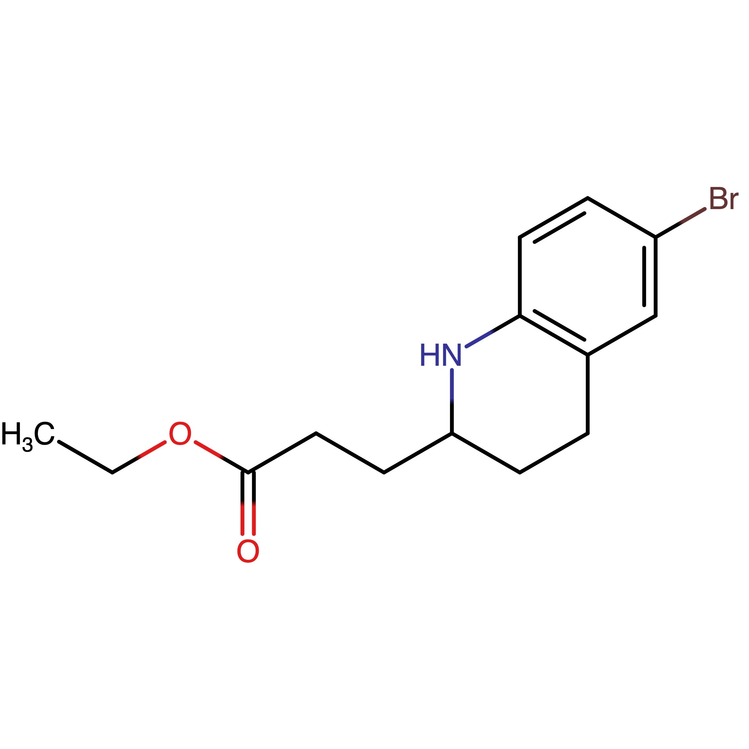 CAS RN 1958099-29-0 | 3-(6-Bromo-1,2,3,4-tetrahydroquinolin-2-yl)propionic acid ethyl ester
