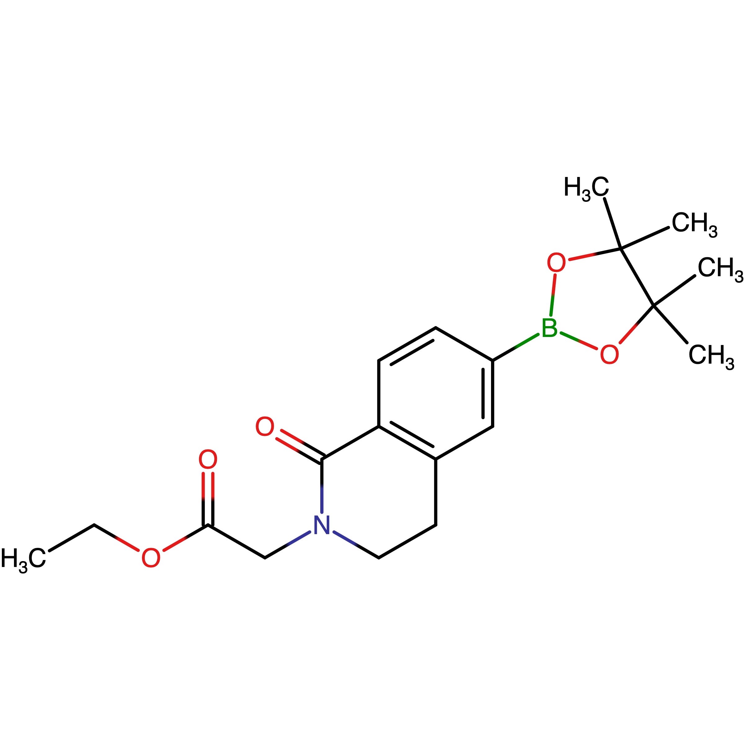 CAS RN 1958099-30-3 | [1-Oxo-6-(4,4,5,5-tetramethyl[1,3,2]dioxaborolan-2-yl)-3,4-dihydro-1H-isoquinolin-2-yl]acetic acid ethyl ester