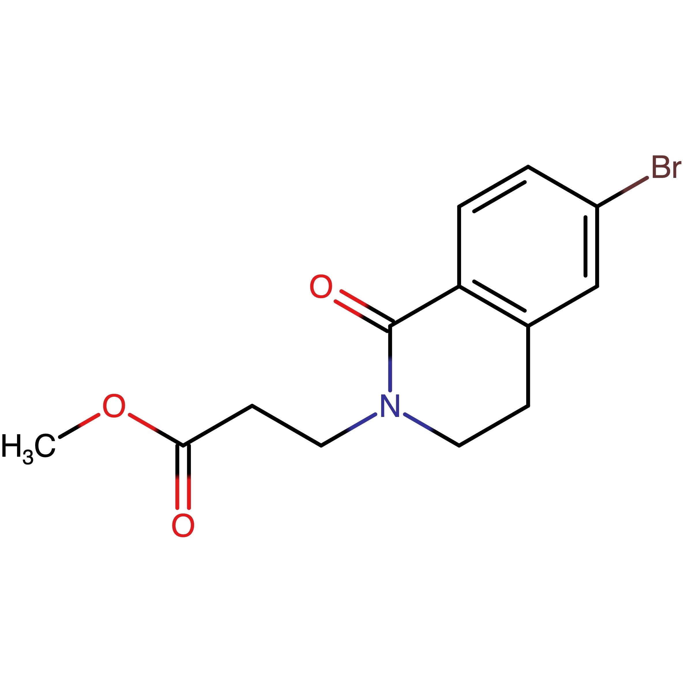 CAS RN 1958099-32-5 | 3-(6-Bromo-1-oxo-3,4-dihydro-1H-isoquinolin-2-yl)propionic acid methyl ester