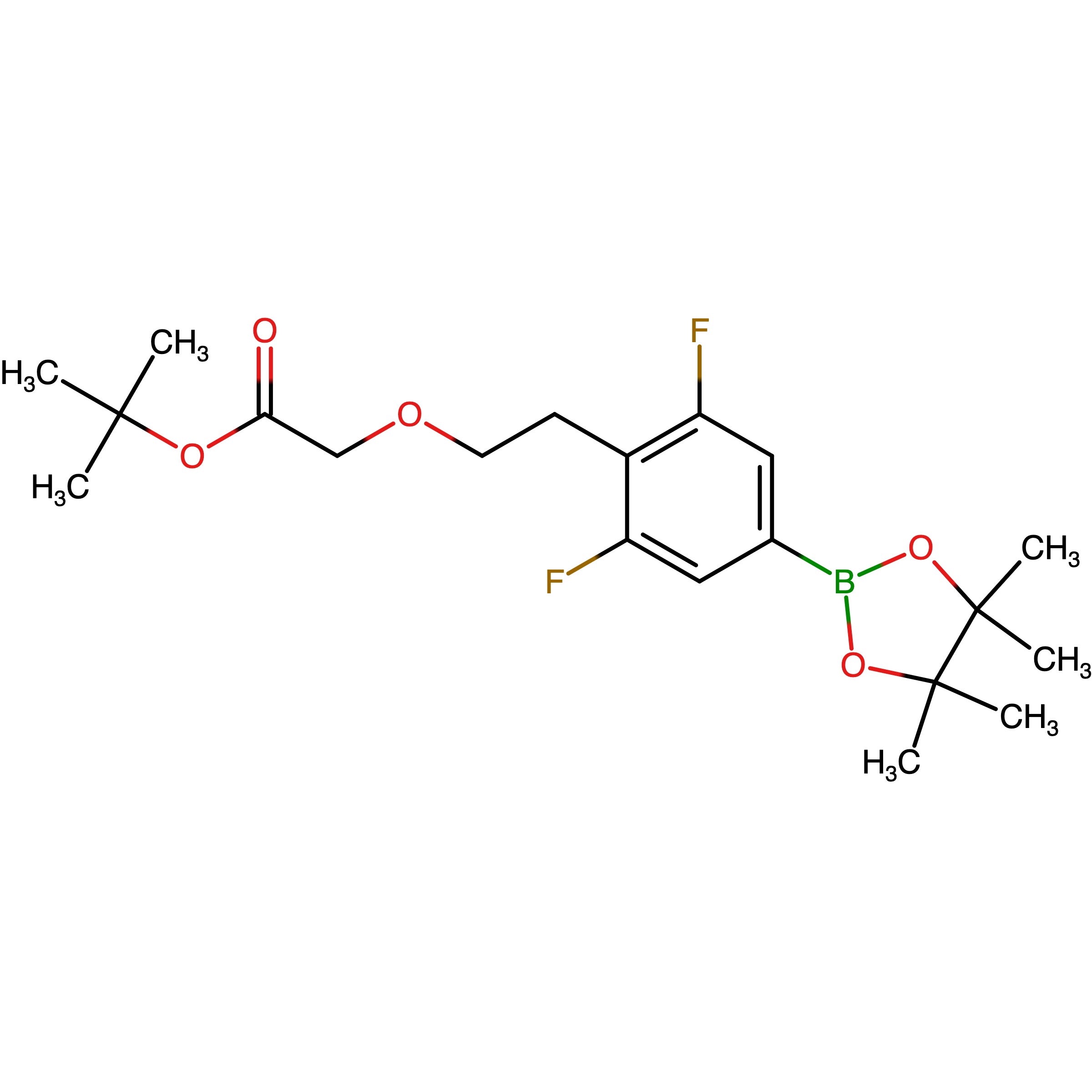CAS RN 1958099-42-7 | {2-[2,6-Difluoro-4-(4,4,5,5-tetramethyl[1,3,2]dioxaborolan-2-yl)phenyl]ethoxy}acetic acid tert-butyl ester