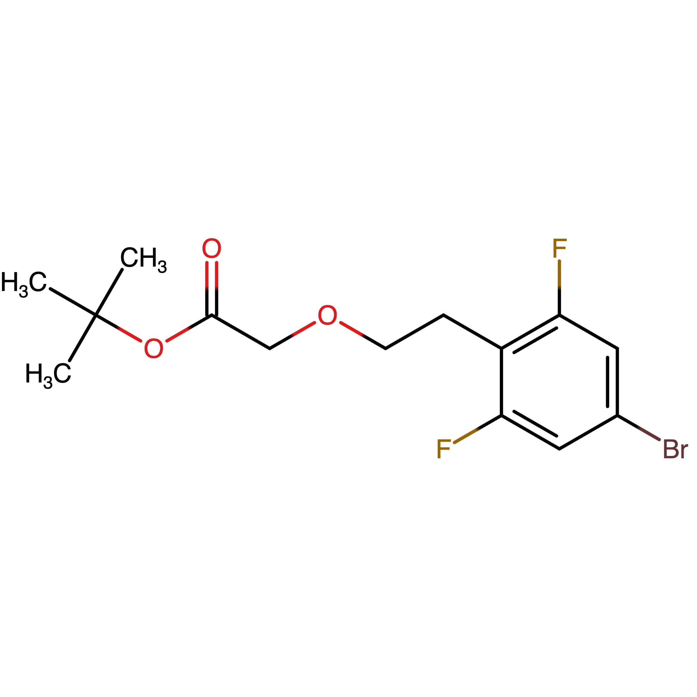 CAS RN 1958099-43-8 | [2-(4-Bromo-2,6-difluorophenyl)ethoxy]acetic acid tert-butyl ester