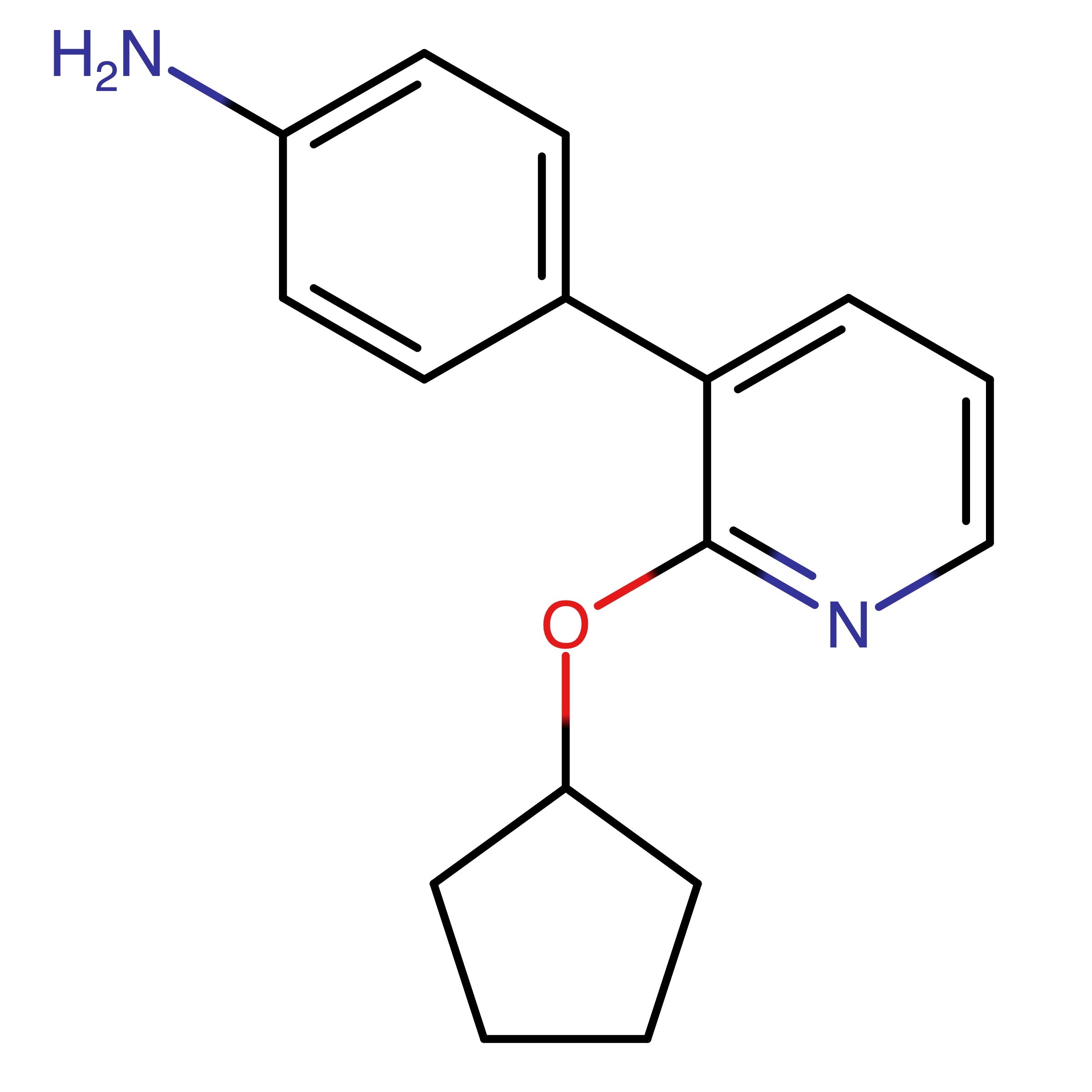 CAS RN 1958099-53-0 | 4-[2-(Cyclopentoxy)-3-pyridyl]aniline