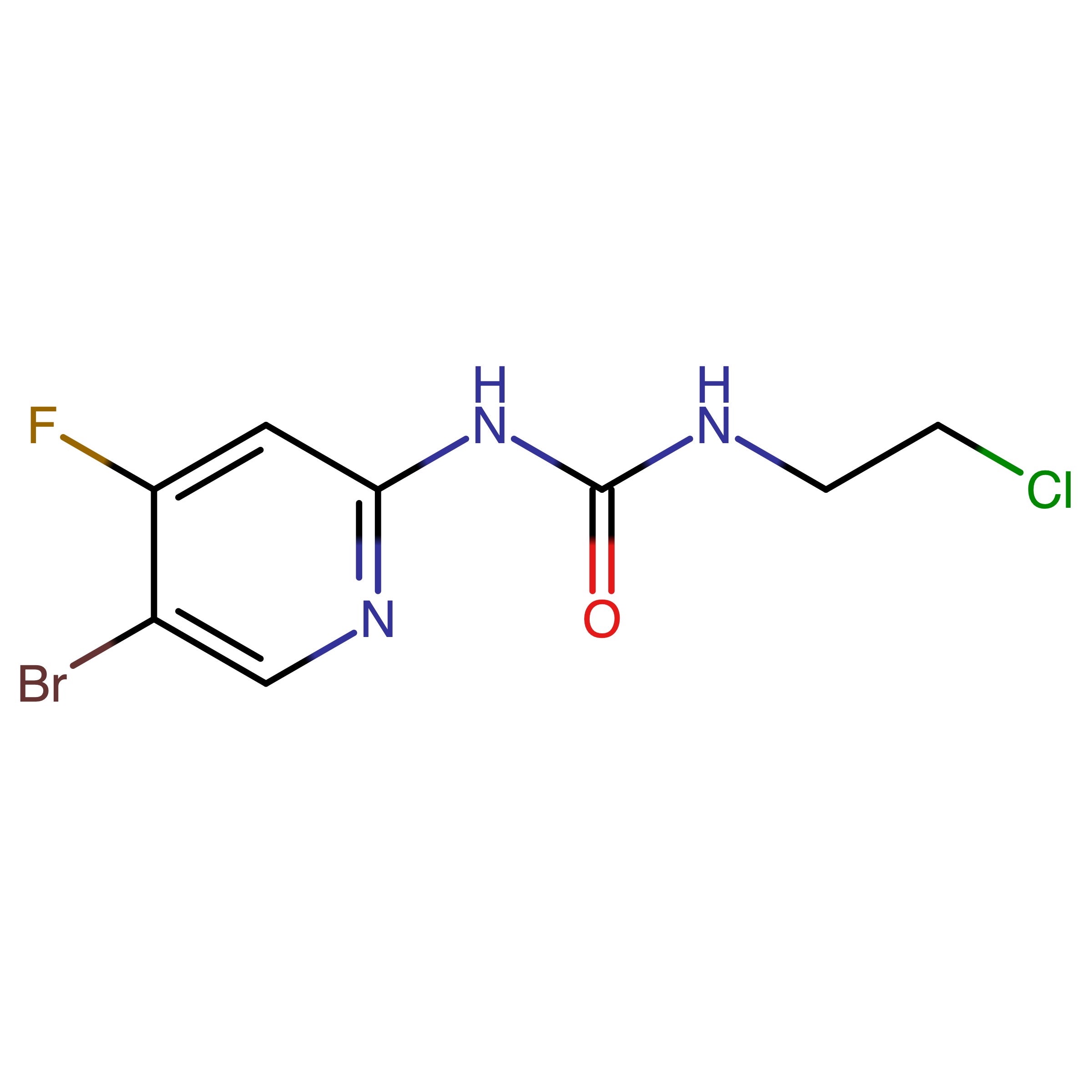 CAS RN 1965284-34-7 | 1-(5-Bromo-4-fluoropyridin-2-yl)-3-(2-chloroethyl)urea