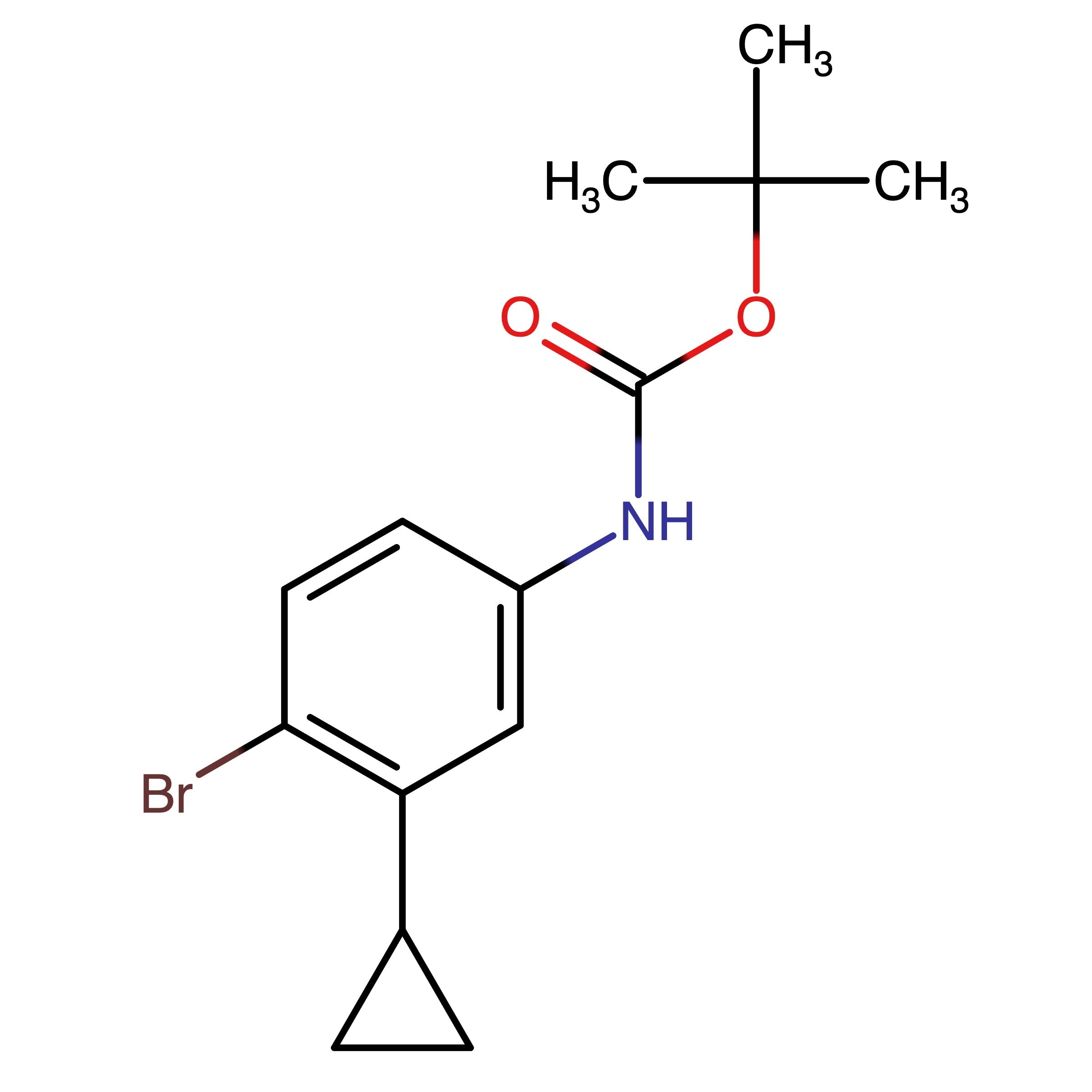 CAS RN 1965284-37-0 | tert-Butyl (4-bromo-3-cyclopropylphenyl)carbamate