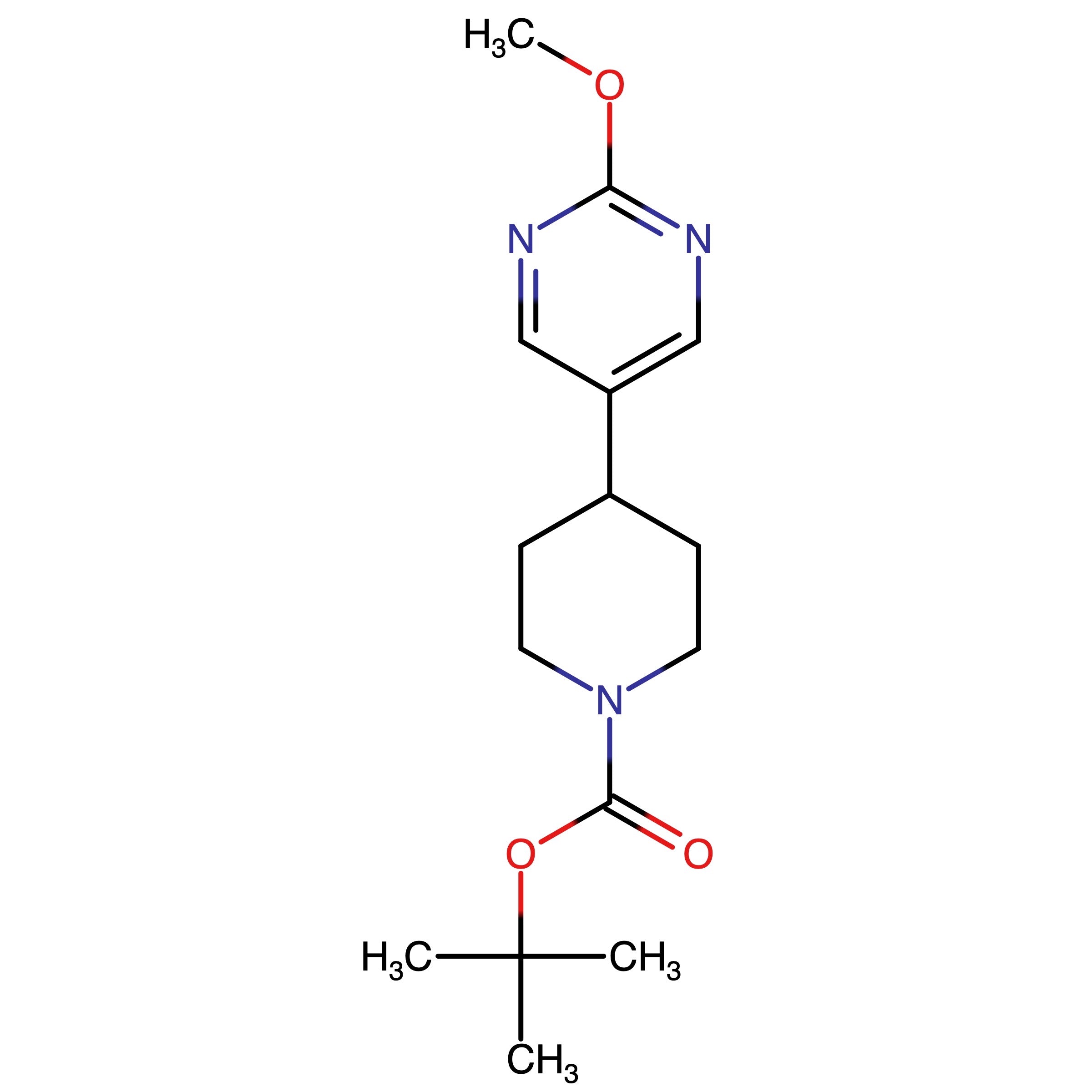 CAS RN 1966993-73-6 | tert-Butyl 4-(2-methoxypyrimidin-5-yl)piperidine-1-carboxylate