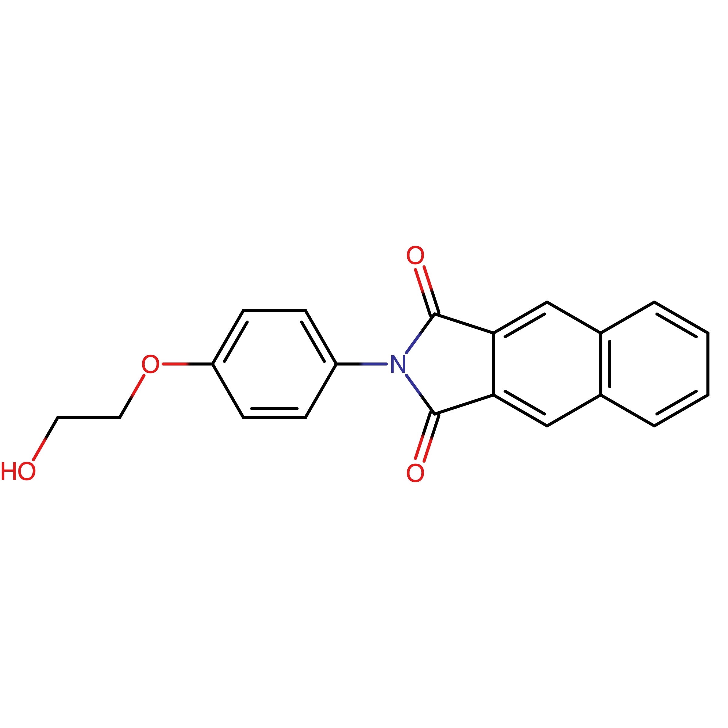 CAS RN 1967778-63-7 | 2-(4-(2-Hydroxyethoxy)phenyl)-1H-benzo[f]isoindole-1,3(2H)-dione