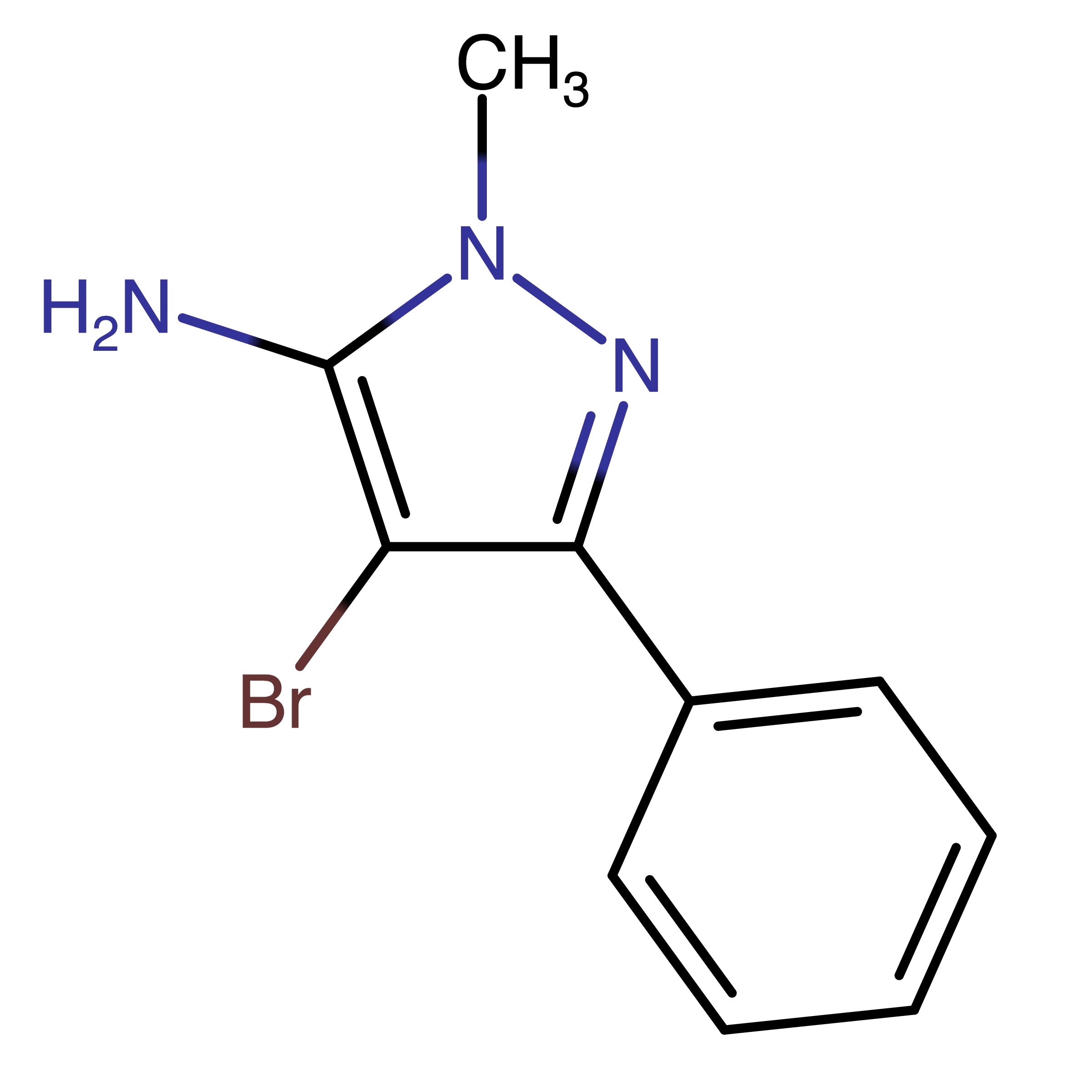 CAS RN 19849-01-5 | 4-Bromo-1-methyl-3-phenyl-1H-pyrazol-5-amine