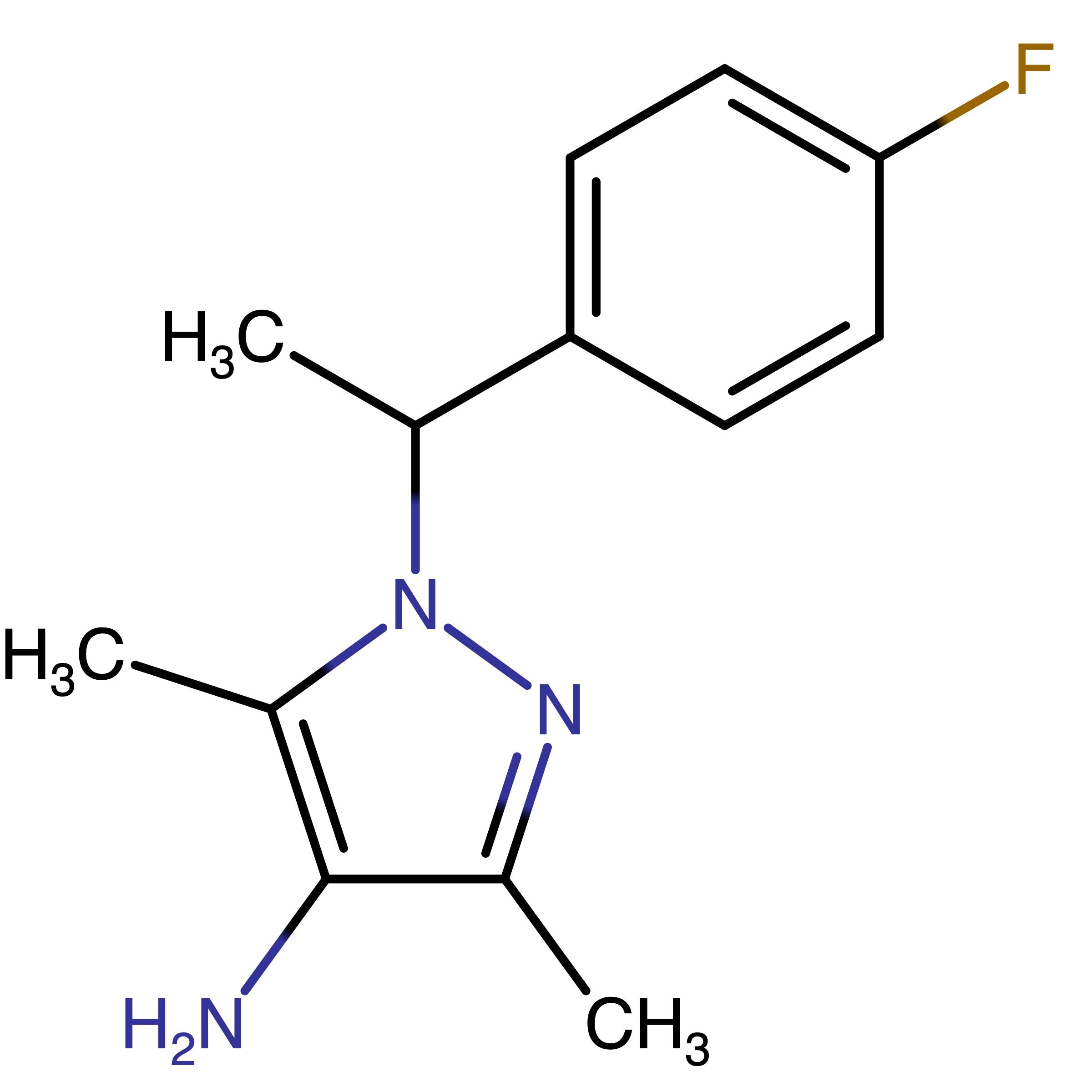 CAS RN 1998157-68-8 | (±)-1-[1-(4-Fluorophenyl)ethyl]-3,5-dimethyl-1H-pyrazol-4-amine