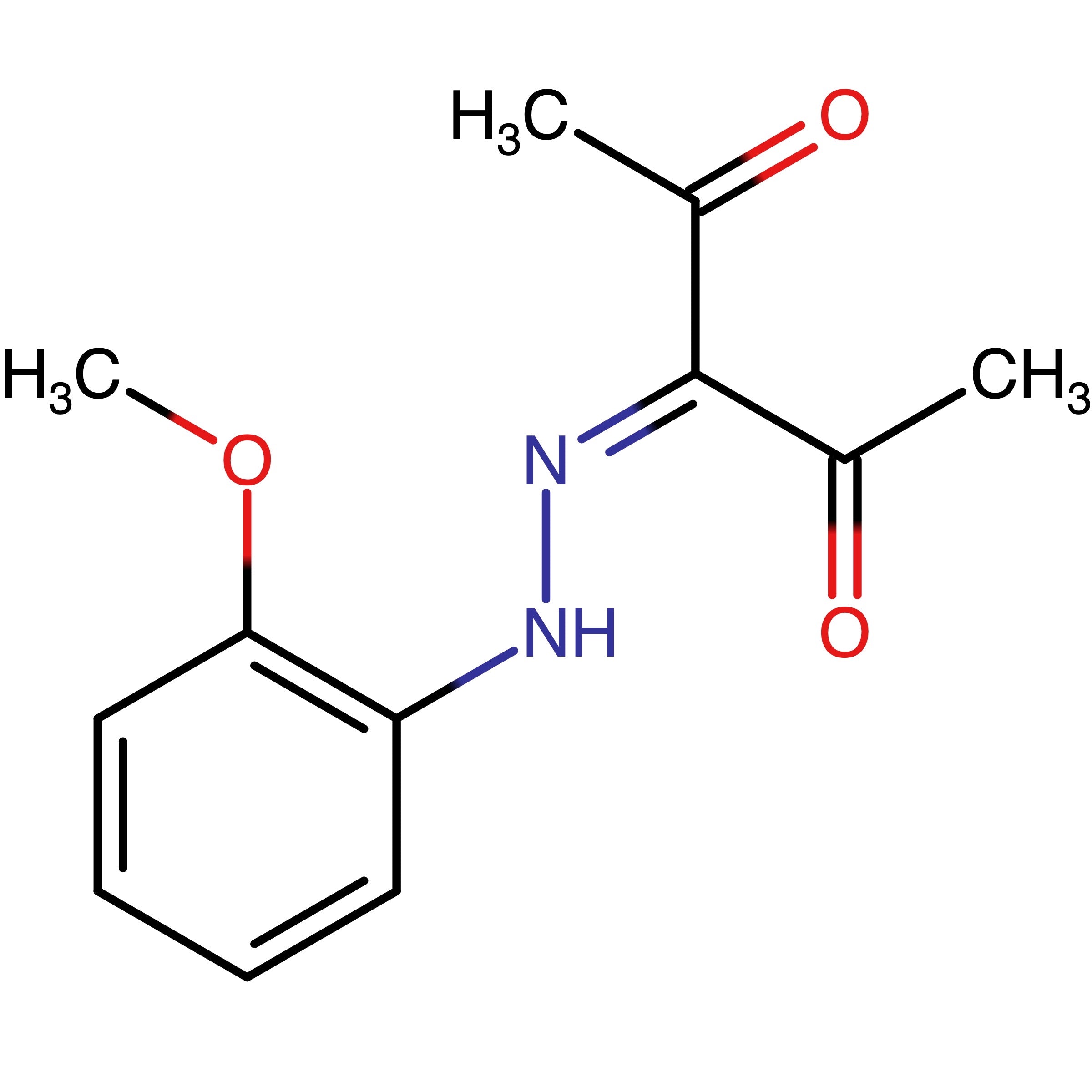 CAS RN 20052-93-1 | 3-(2-Methoxyphenylhydrazono)pentane-2,4-dione | MFCD19205498