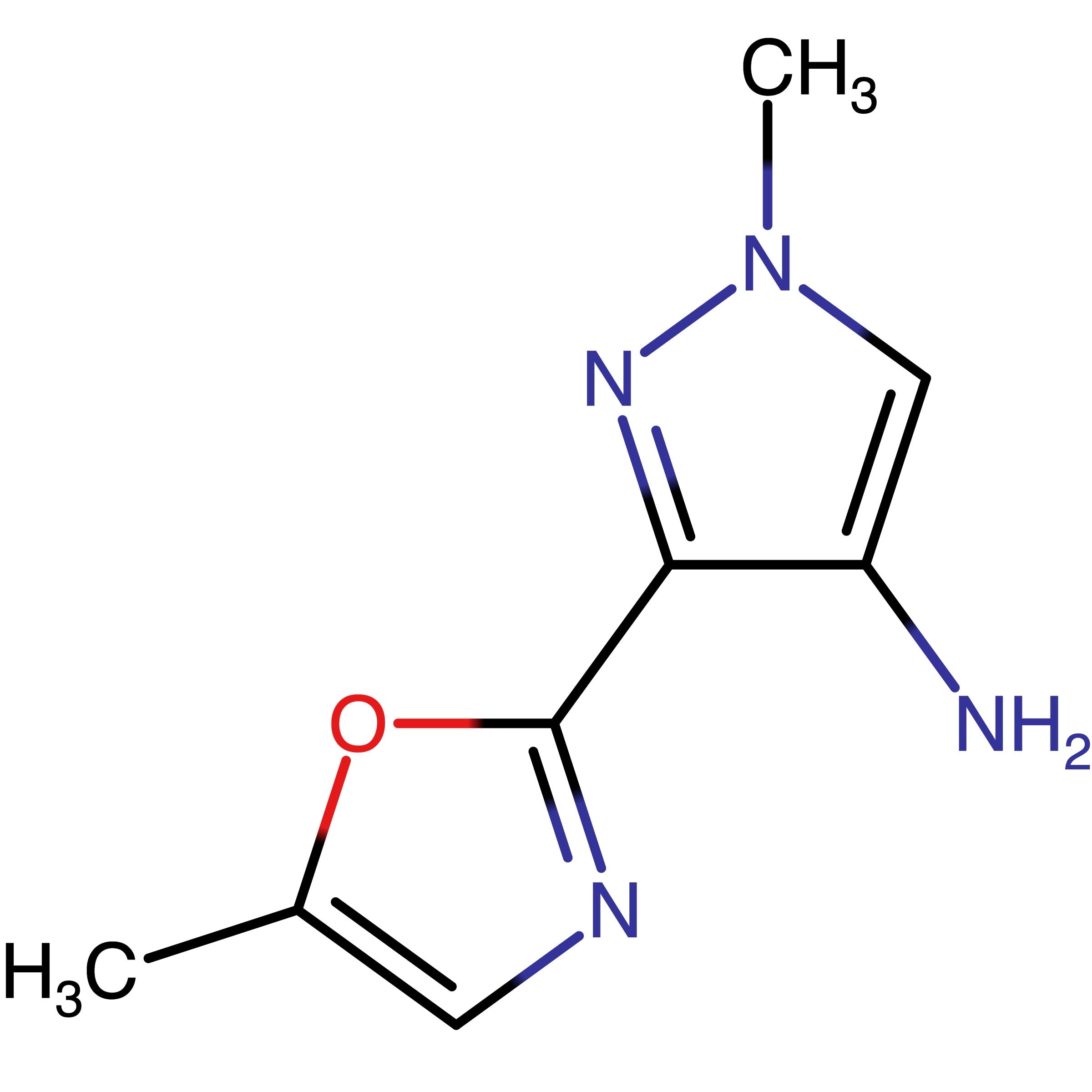 CAS RN 2005442-34-0 | 1-Methyl-3-(5-methyloxazol-2-yl)-1H-pyrazol-4-amine