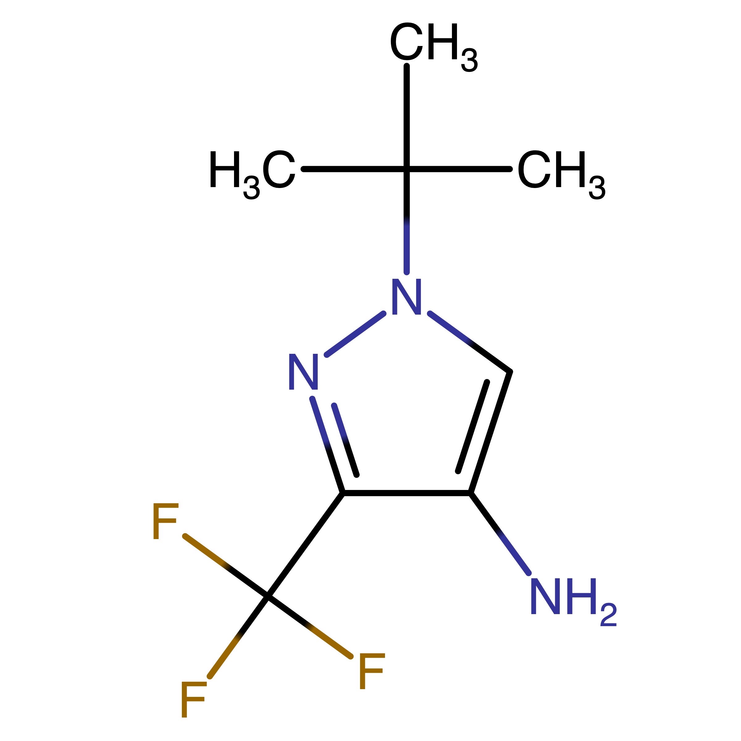 CAS RN 2005442-50-0 | 1-(tert-Butyl)-3-(trifluoromethyl)-1H-pyrazol-4-amine