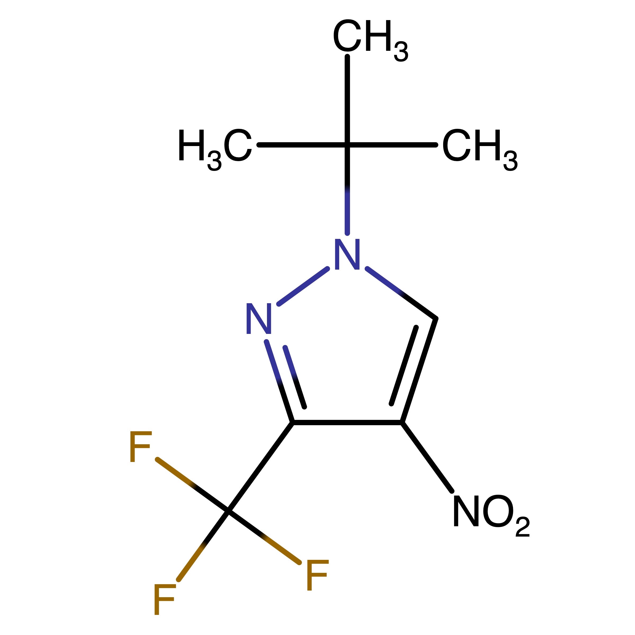 CAS RN 2005442-51-1 | 1-(tert-Butyl)-4-nitro-3-(trifluoromethyl)-1H-pyrazole