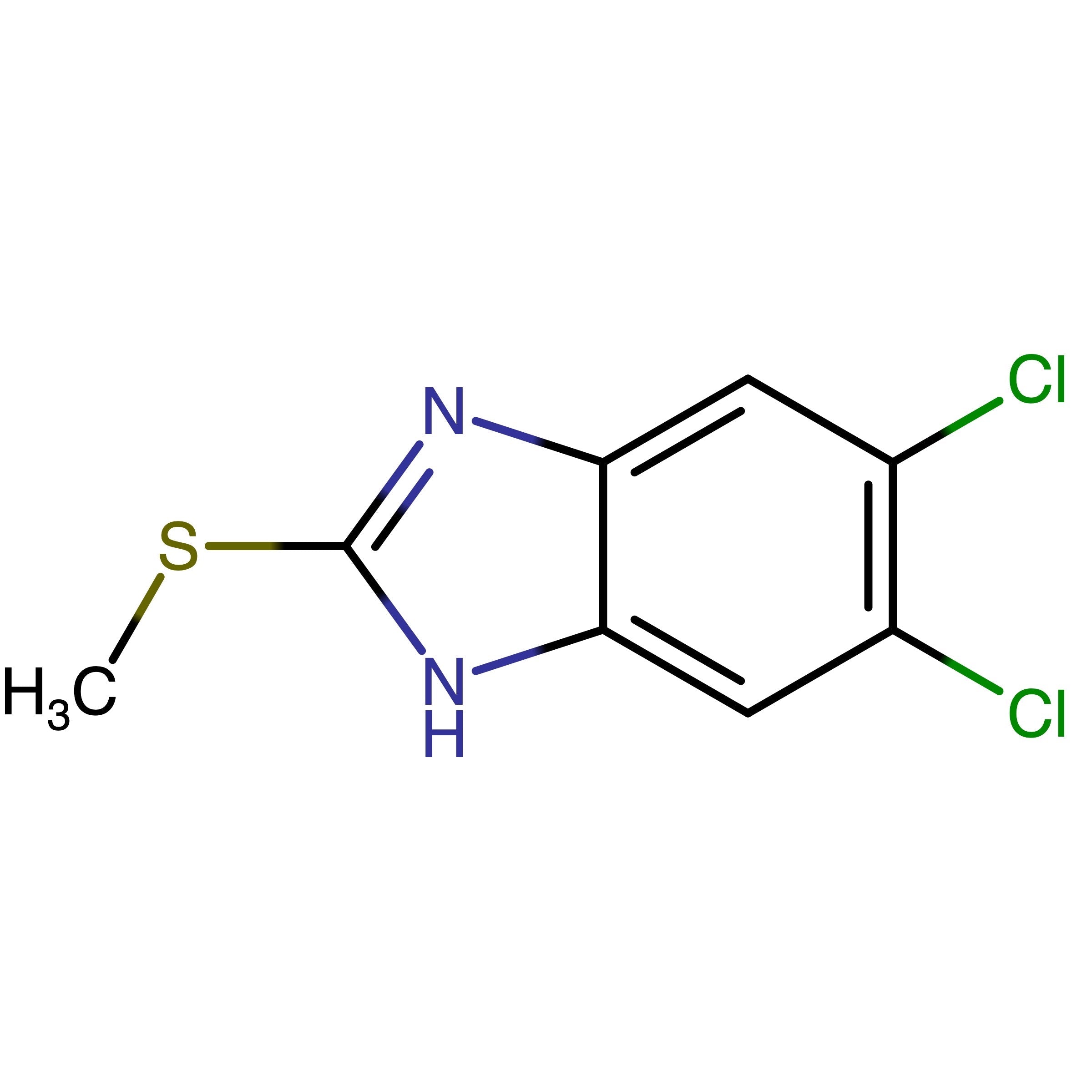 CAS RN 20076-54-4 | 5,6-Dichloro-2-(methylthio)-1H-benzo[d]imidazole | MFCD00662340