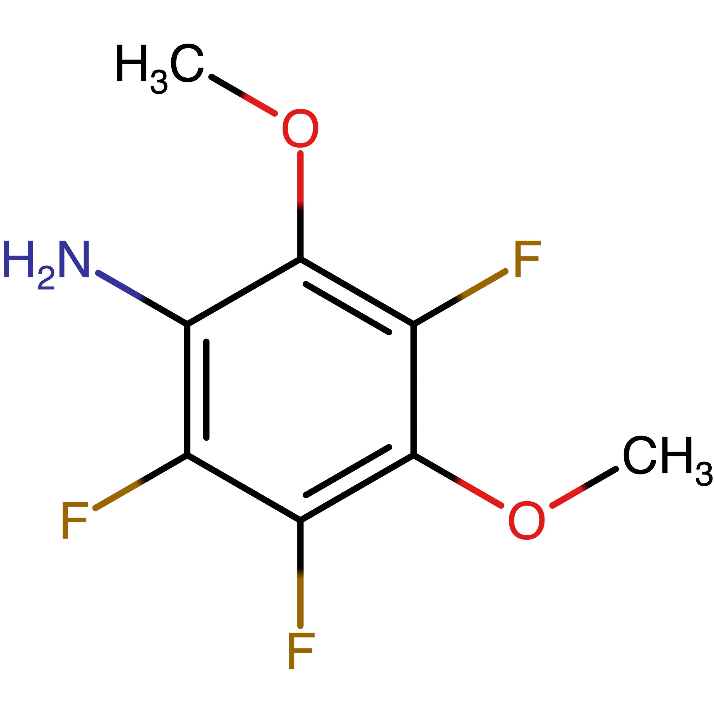 CAS RN 2010-71-1 | 1-Amino-2,4-dimethoxy-3,5,6-trifluorobenzene