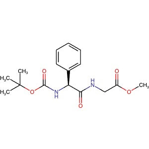 2018366-01-1 | (S)-Methyl 2-(2-((tert-butoxycarbonyl)amino)-2-phenylacetamido)acetate - Hoffman Fine Chemicals