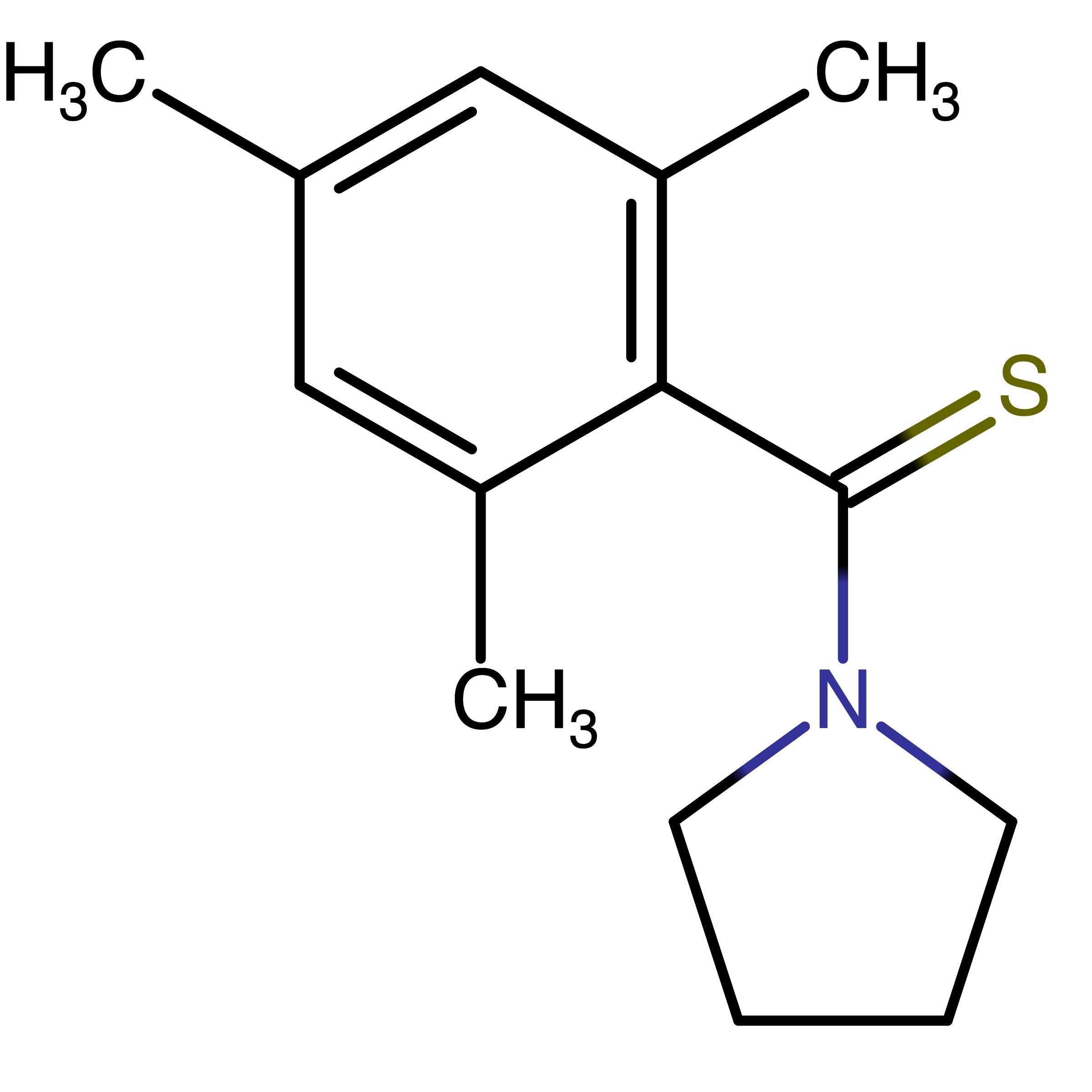 CAS RN 2023812-49-7 | Pyrrolidin-1-yl(2,4,6-trimethylphenyl)methanethione