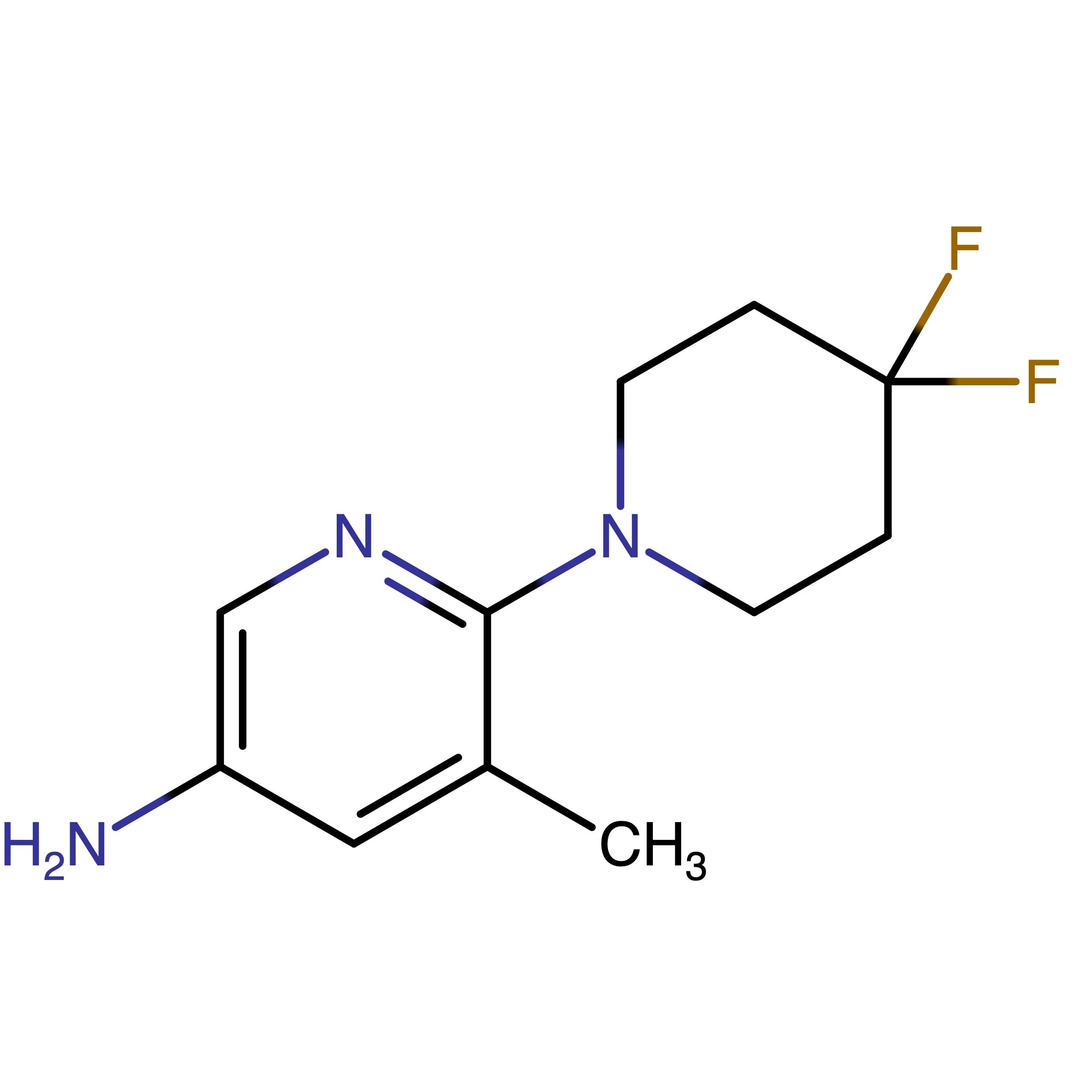 CAS RN 2024084-52-2 | 6-(4,4-Difluoropiperidin-1-yl)-5-methylpyridin-3-amine