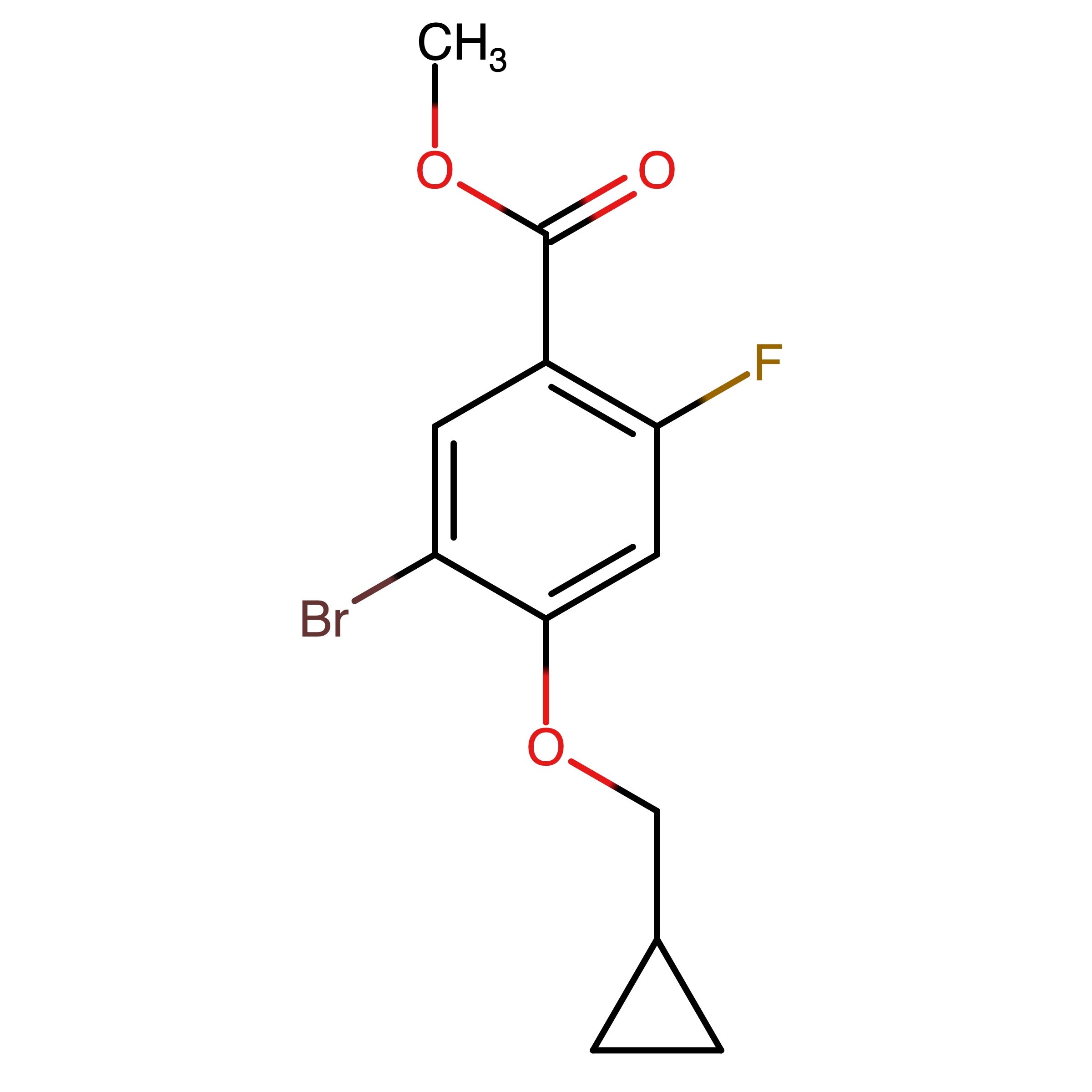 CAS RN 2027538-79-8 | Methyl 5-bromo-4-(cyclopropylmethoxy)-2-fluorobenzoate