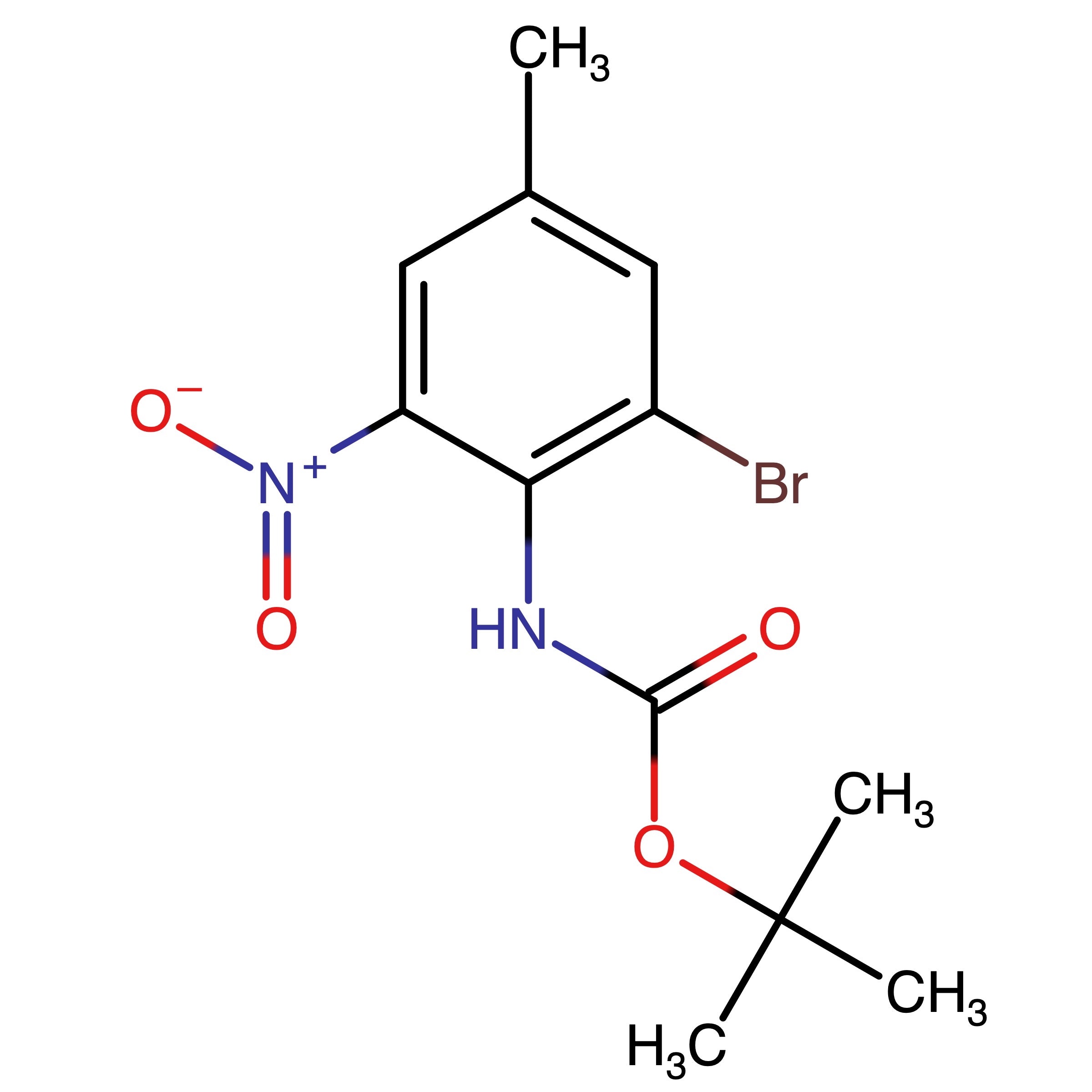 CAS RN 2027553-54-2 | tert-Butyl (2-bromo-4-methyl-6-nitrophenyl)carbamate