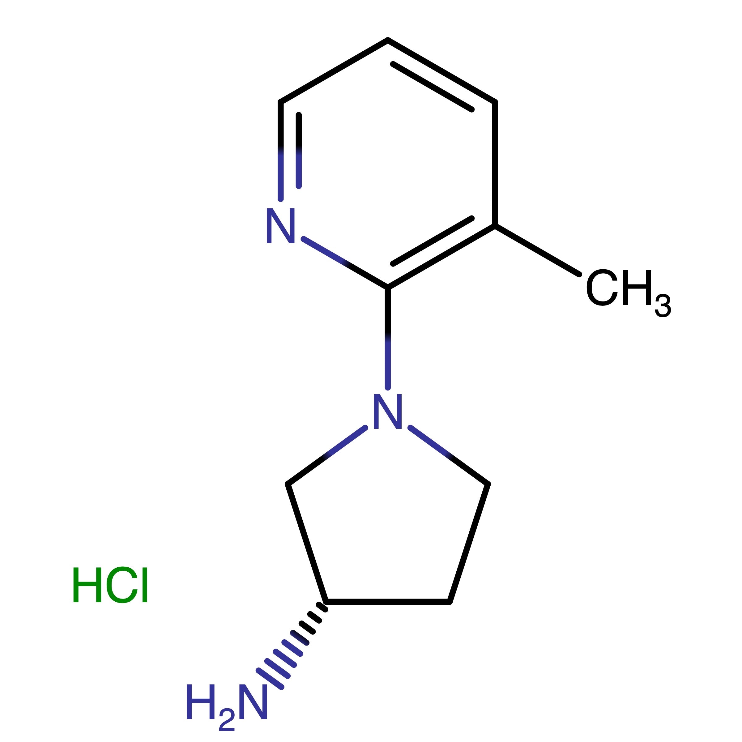 CAS RN 2044280-65-9 | (3S)-1-(3-Methylpyridin-2-yl)pyrrolidin-3-amine hydrochloride