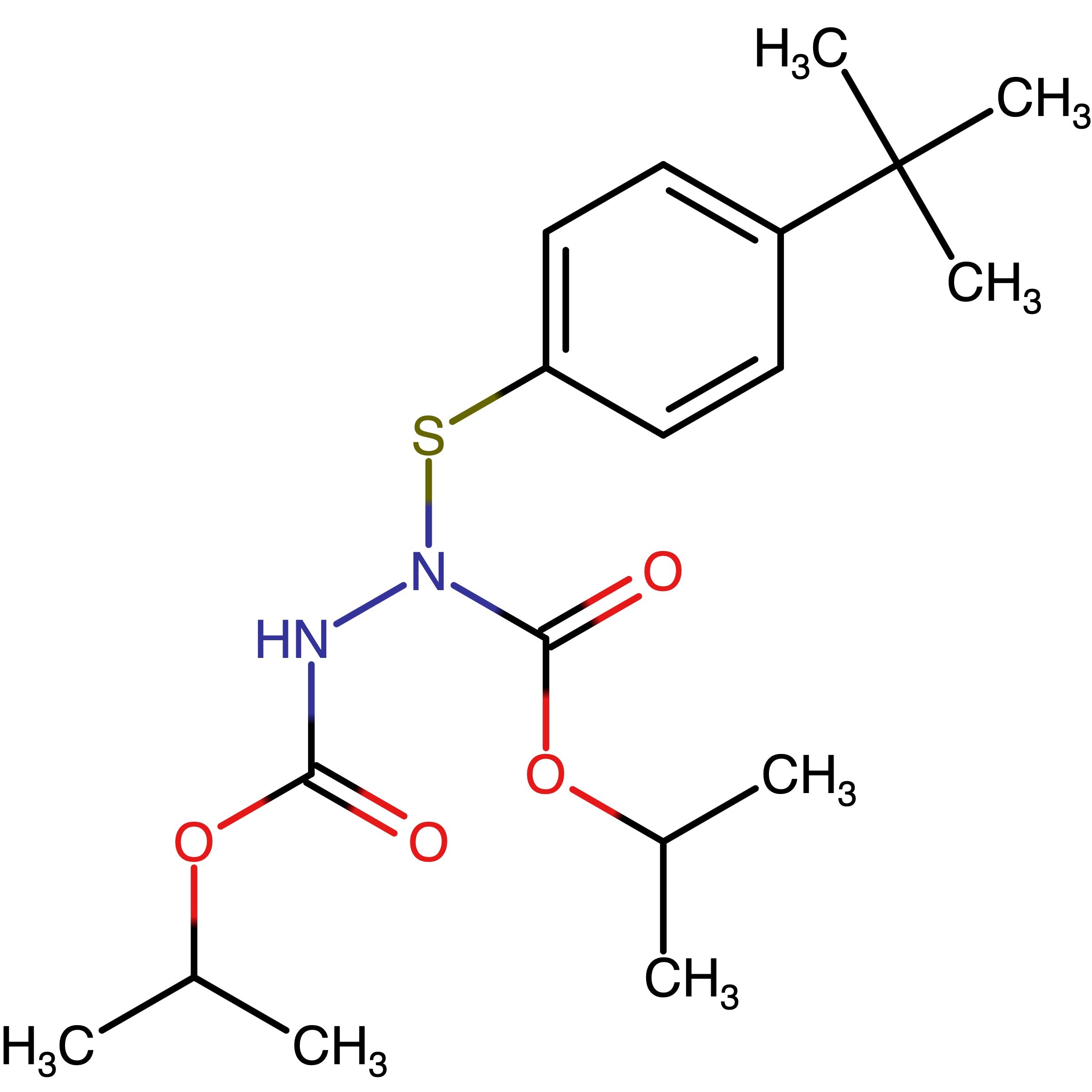 CAS RN 2055077-51-3 | Di(propan-2-yl) 1?{[4?(tert?butyl)phenyl]thio}hydrazine?1,2?dicarboxylate 