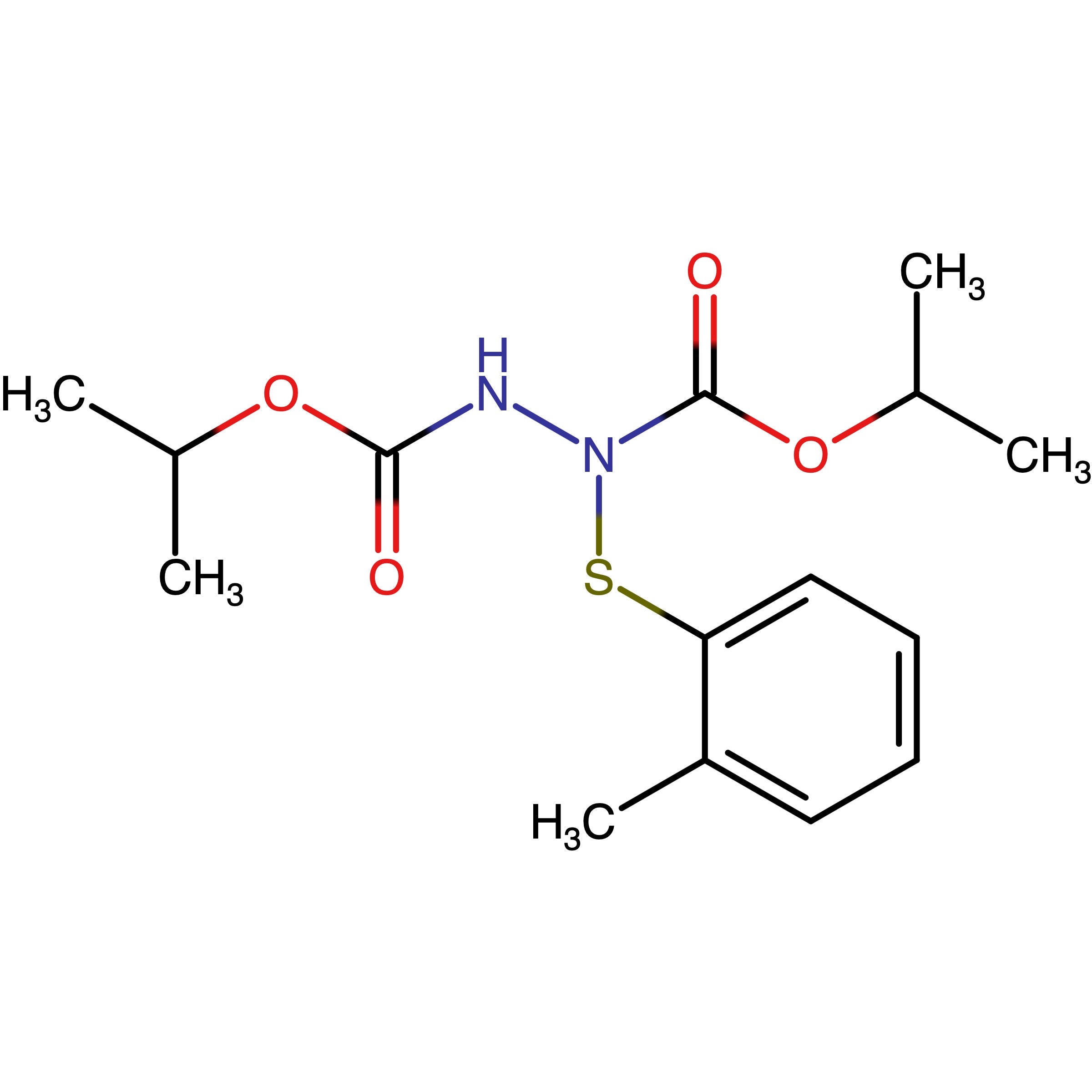 CAS RN 2055077-53-5 | Di(propan-2-yl) 1?(2?methylphenylthio)hydrazine?1,2?dicarboxylate 