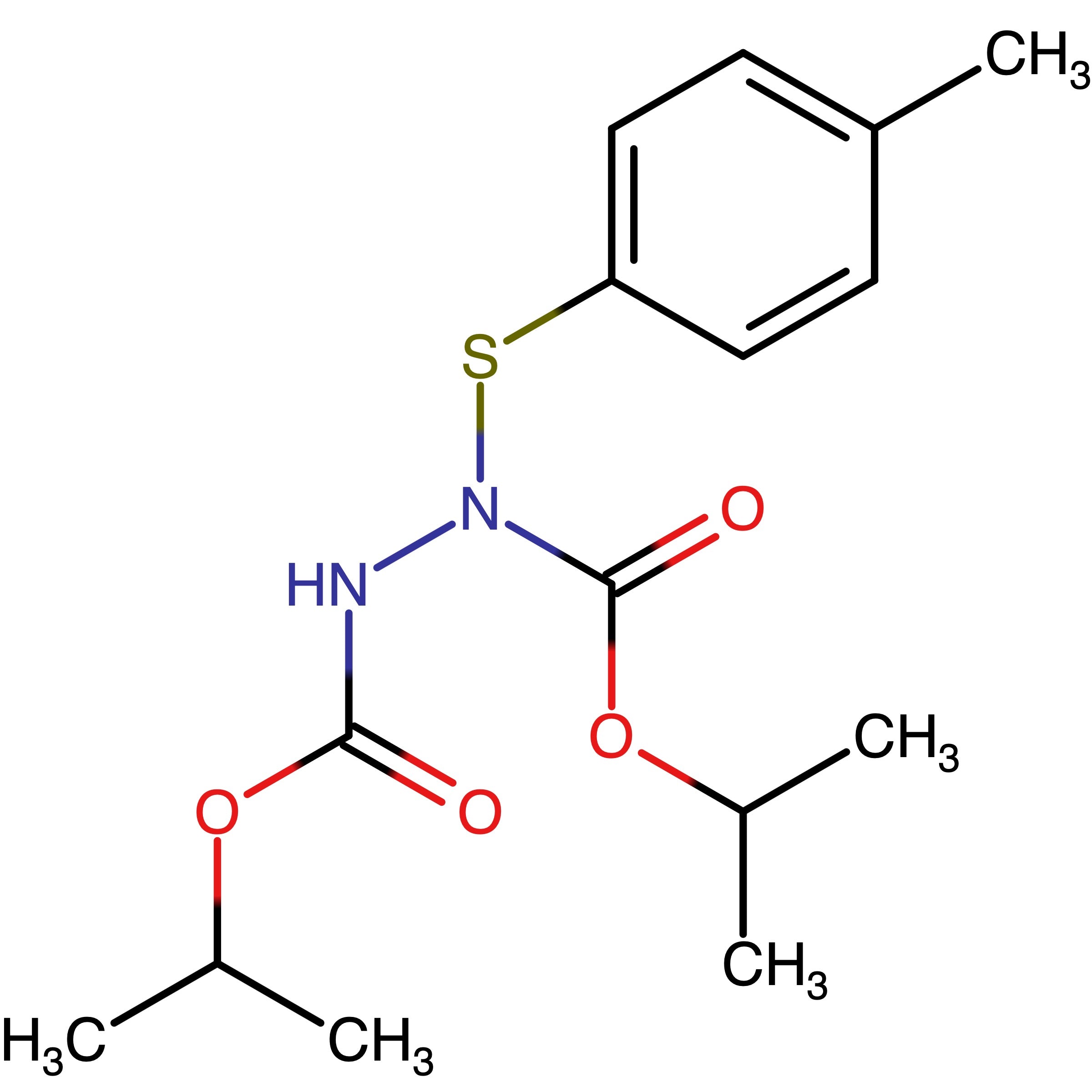 CAS RN 2055077-55-7 | Di(propan-2-yl) 1-(4-methylphenylthio)hydrazine-1,2-dicarboxylate 