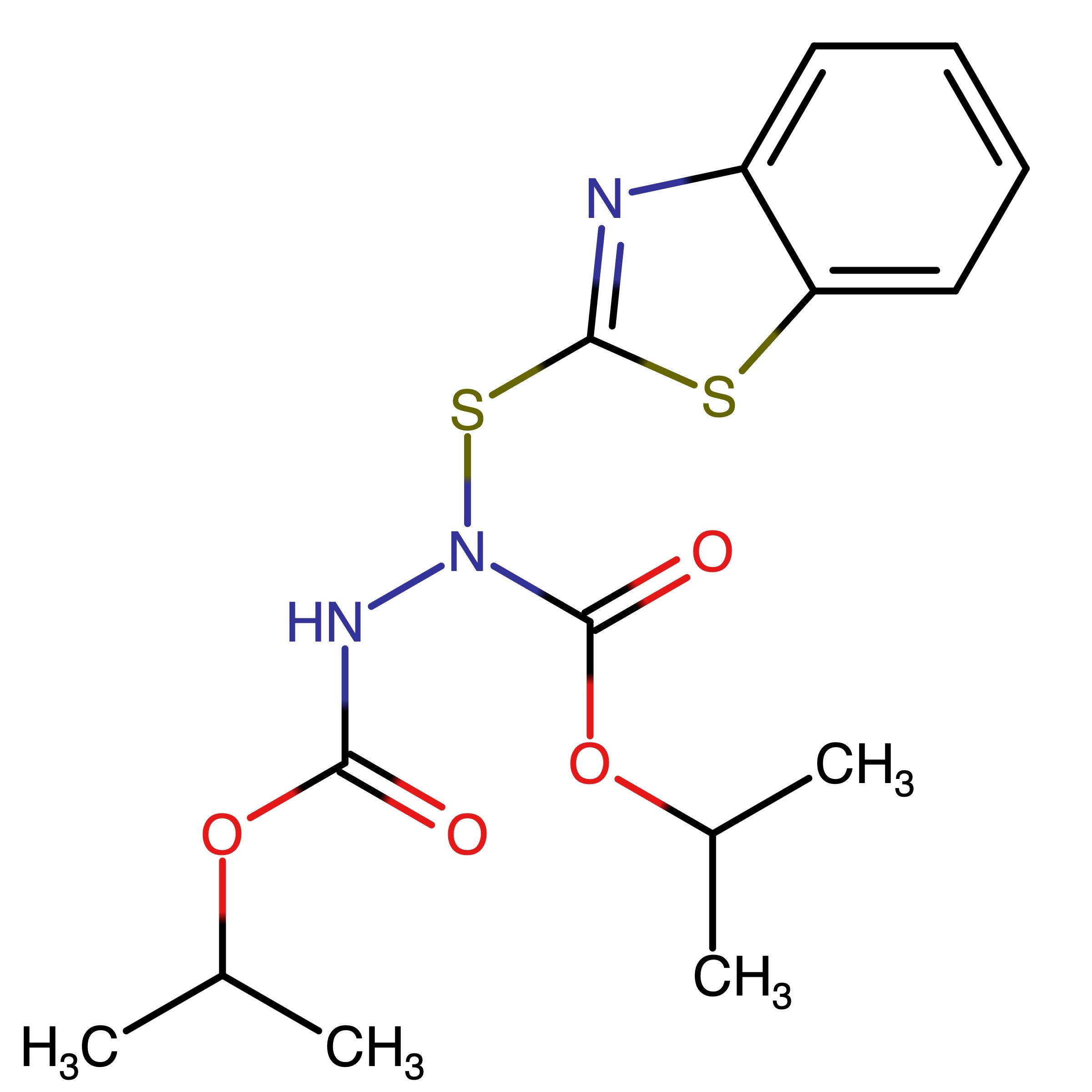 CAS RN 2055077-58-0 | Di(propan-2-yl) 1?(benzo[d]thiazol?2?ylthio)hydrazine?1,2?dicarboxylate 
