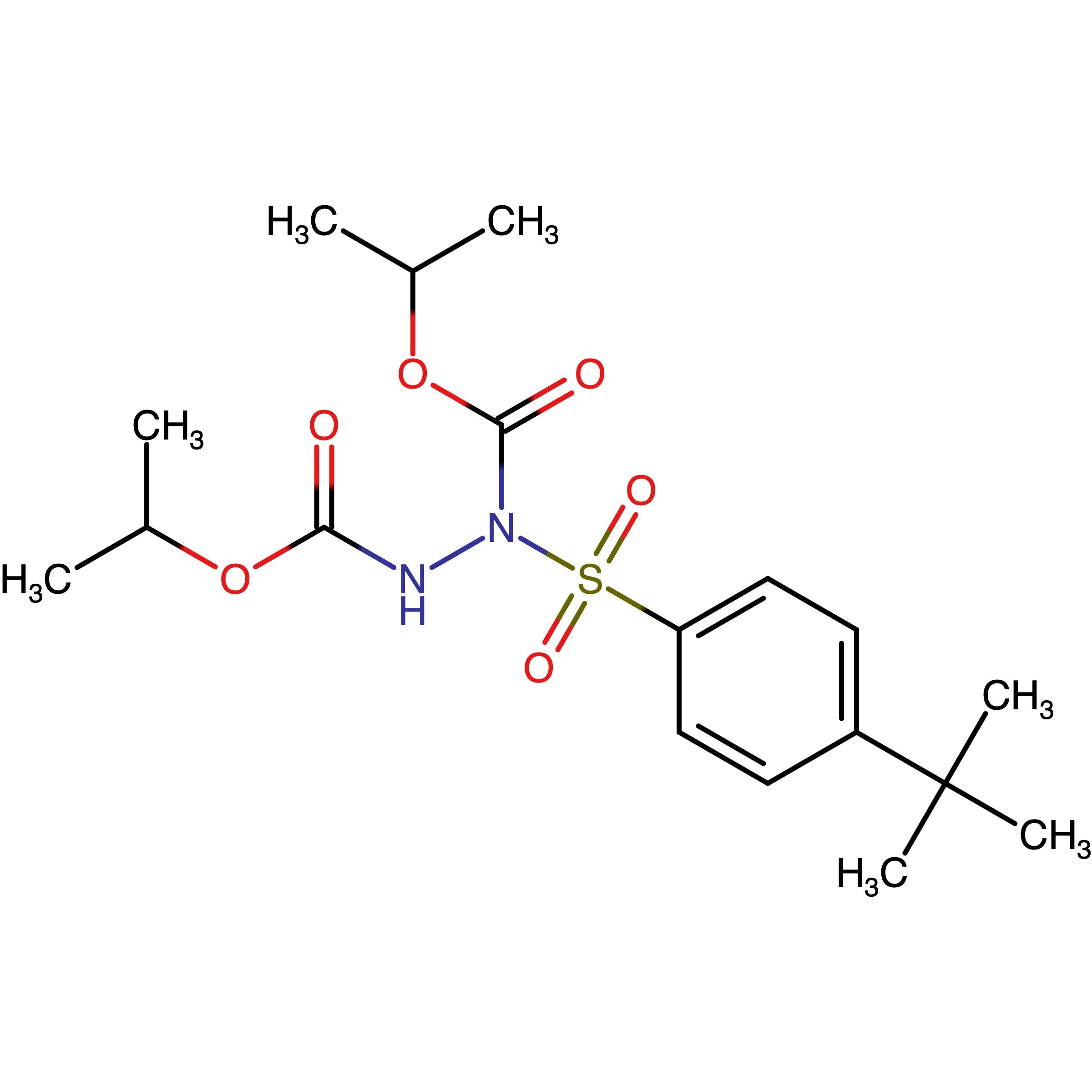 CAS RN 2055077-62-6 | Di(propan-2-yl) 1?[4?(tert?butyl)benzenesulfonyl]hydrazine?1,2?dicarboxylate 