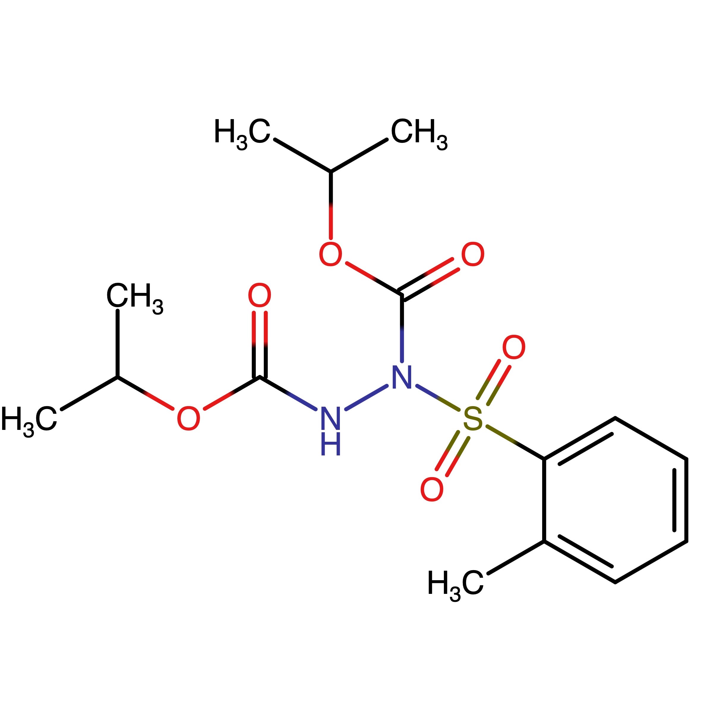 CAS RN 2055077-63-7 | Di(propan-2-yl) 1?(2?methylbenzenesulfonyl)hydrazine?1,2?dicarboxylate 