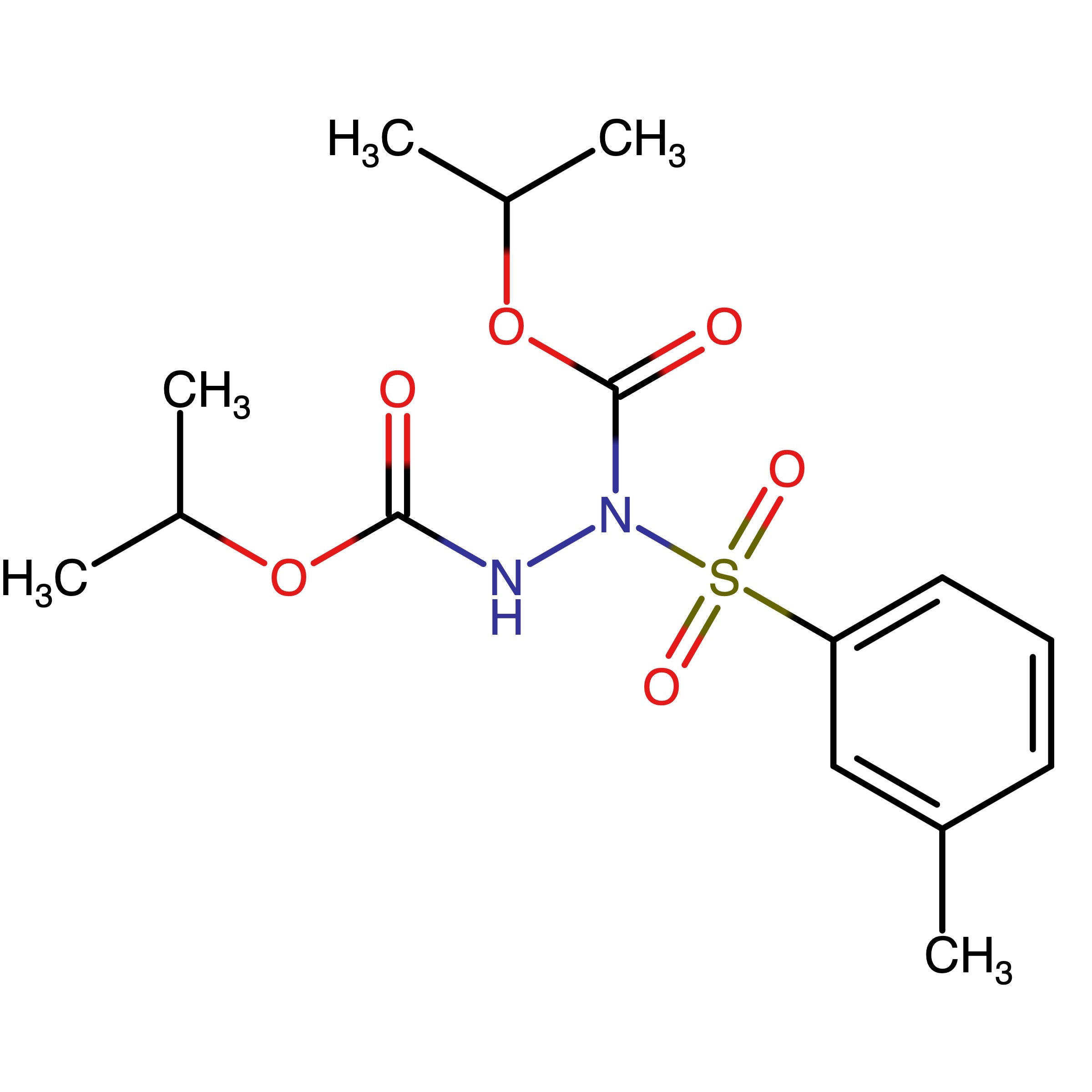 CAS RN 2055077-64-8 | Di(propan-2-yl) 1?(3?methylbenzenesulfonyl)hydrazine?1,2?dicarboxylate 