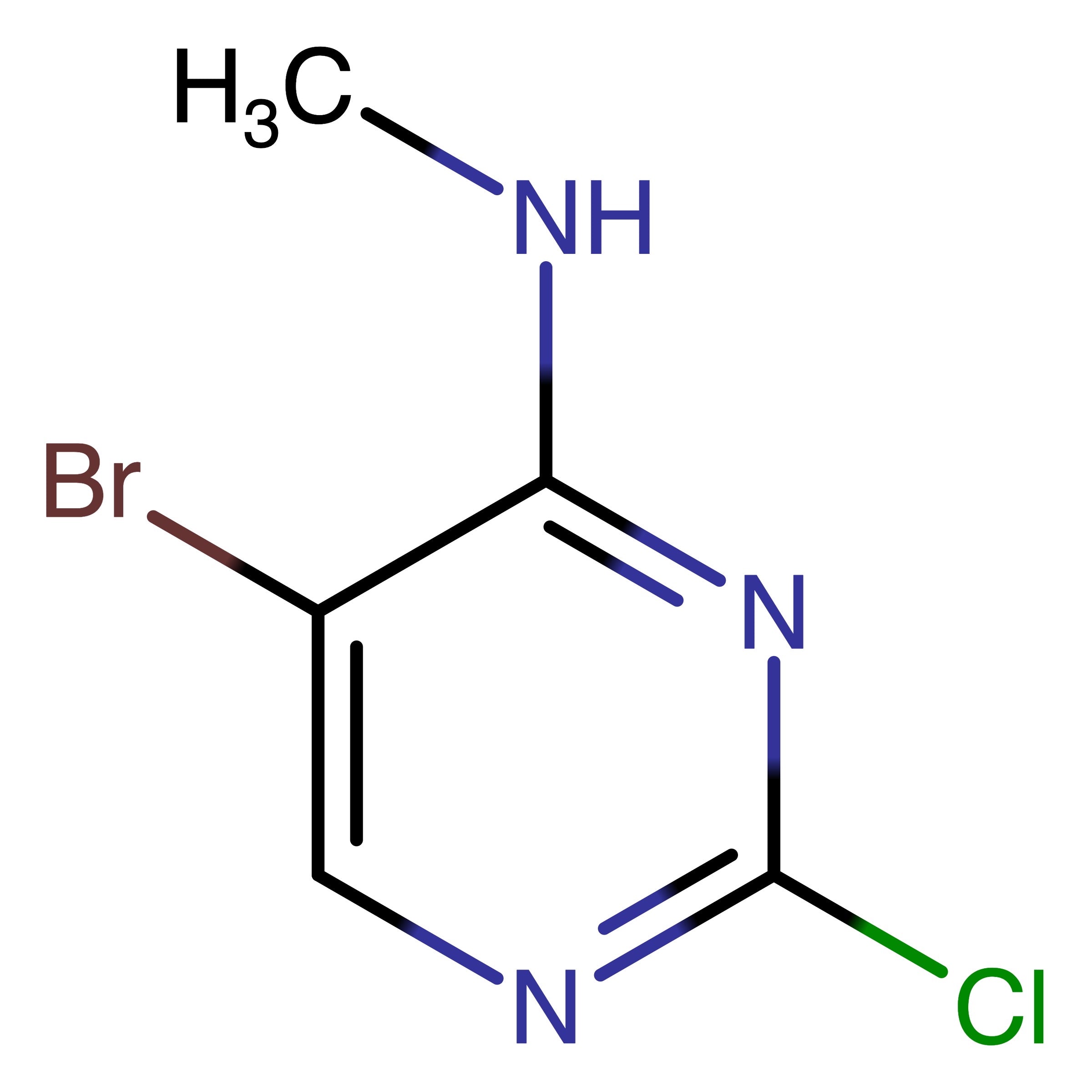 CAS RN 205672-24-8 | 5-Bromo-2-chloro-N-methylpyrimidin-4-amine | MFCD09863053